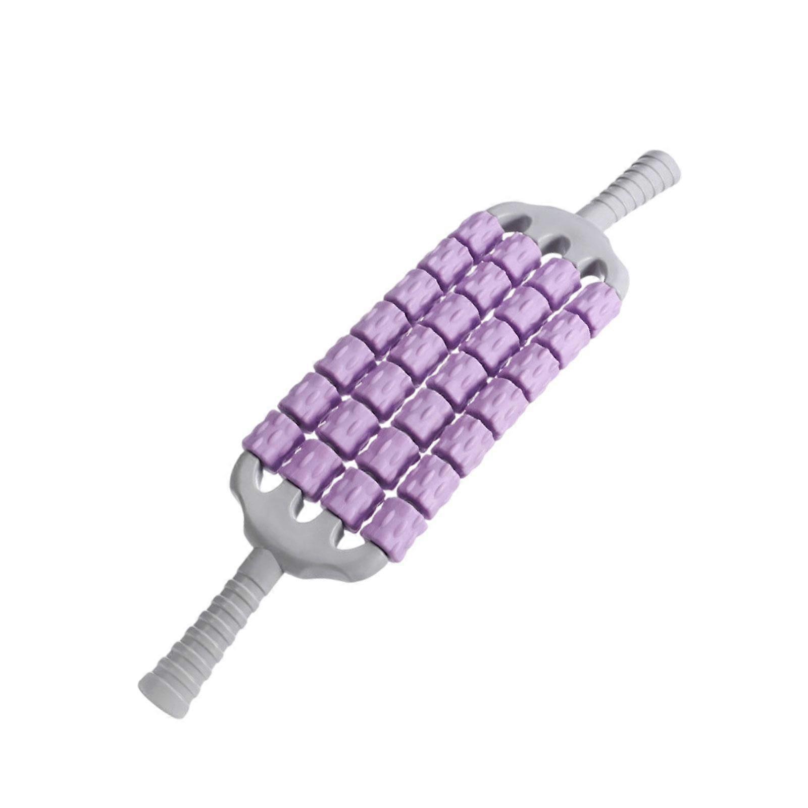 Massage Roller Muscle Roller 4 Row Ergonomic Exercise Handheld Massage Tool for