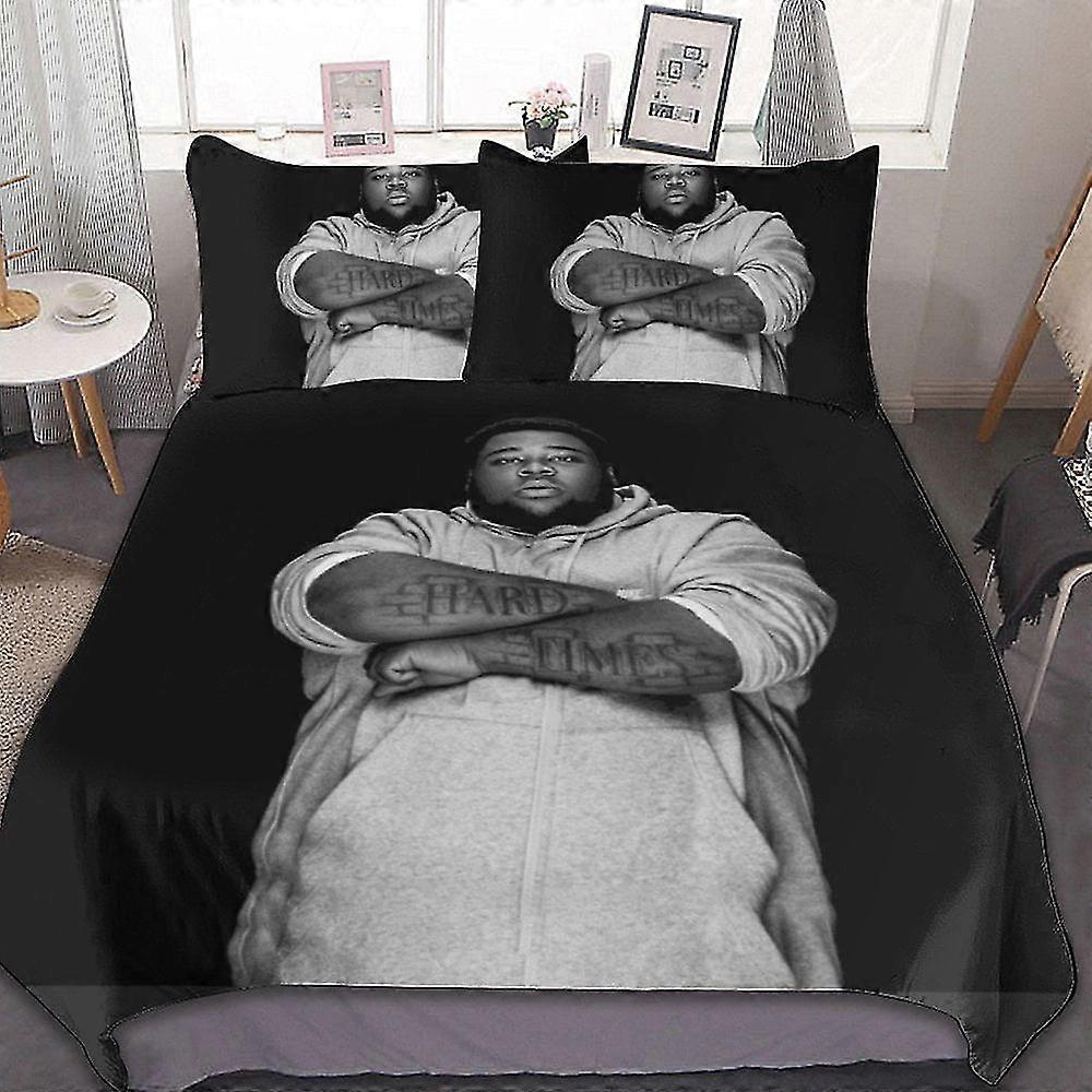 3D Printed Microfiber Bedding Sets for Kids - Lightweight 3 Piece Comforter Set with Duvet Cover and Pillow Shams