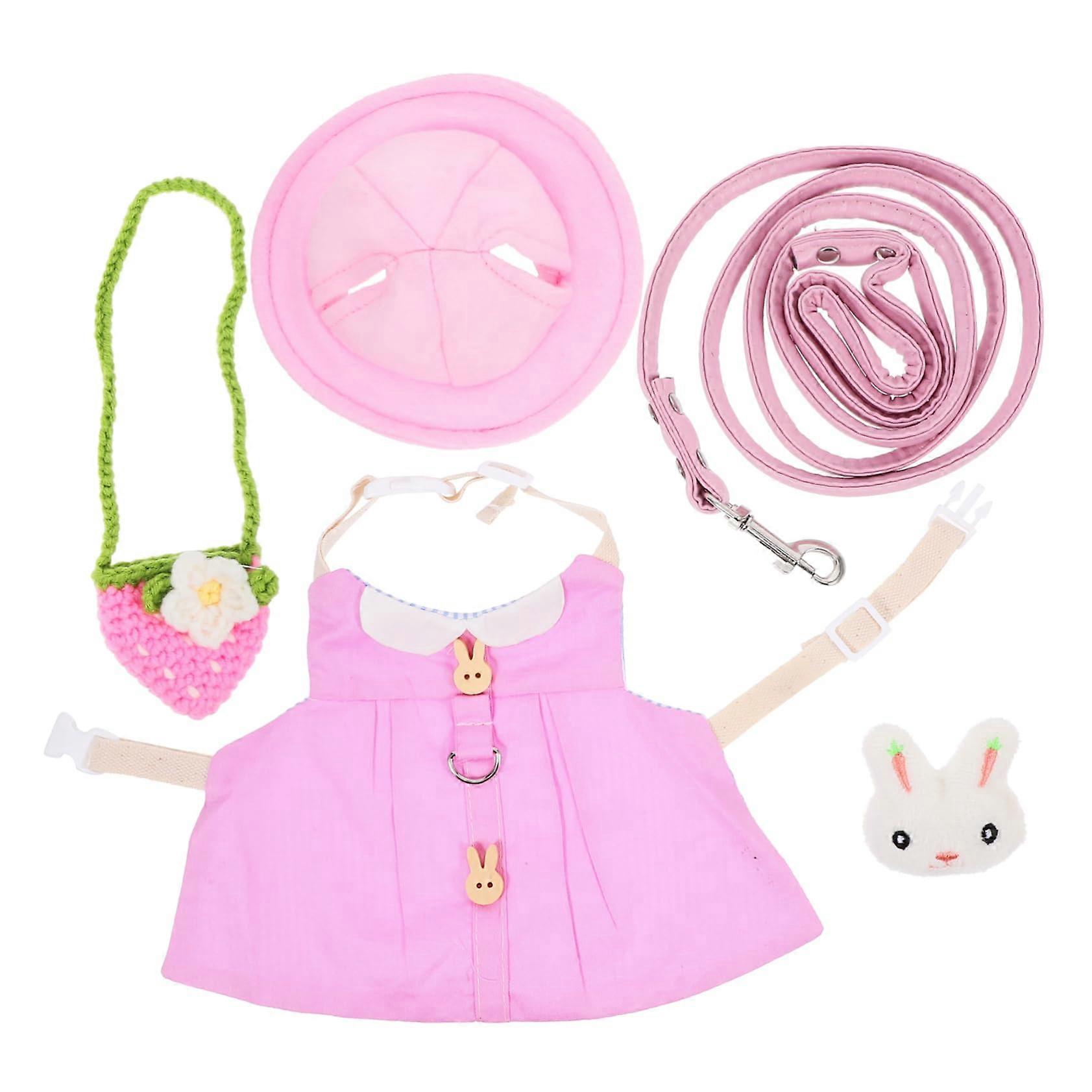 Minihat included – and pet clothing set with adjustable leash for outdoor fun