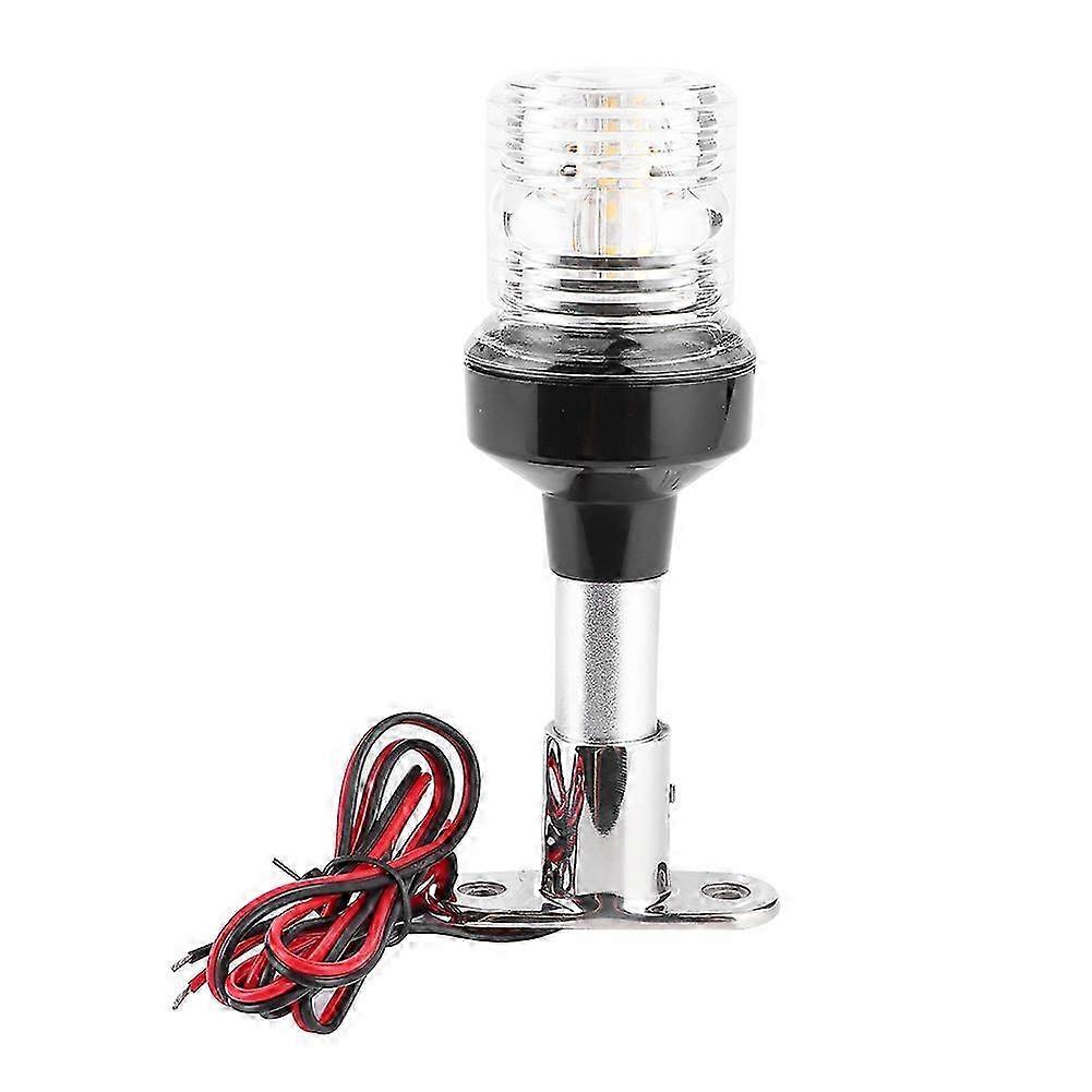 12V-24V 5W Boat Sailing Signal Light 360 Degree All-Round Anchor Stern Lamp IP66 Waterproof (6in)