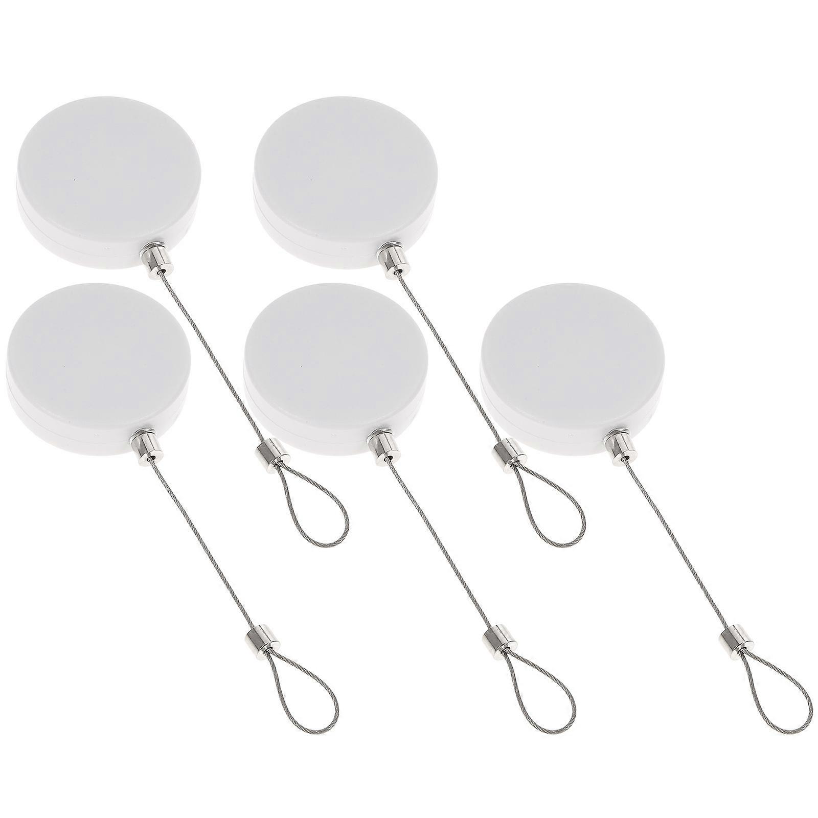 Security Cables Business Owners Anti Theft White Color 5Pack