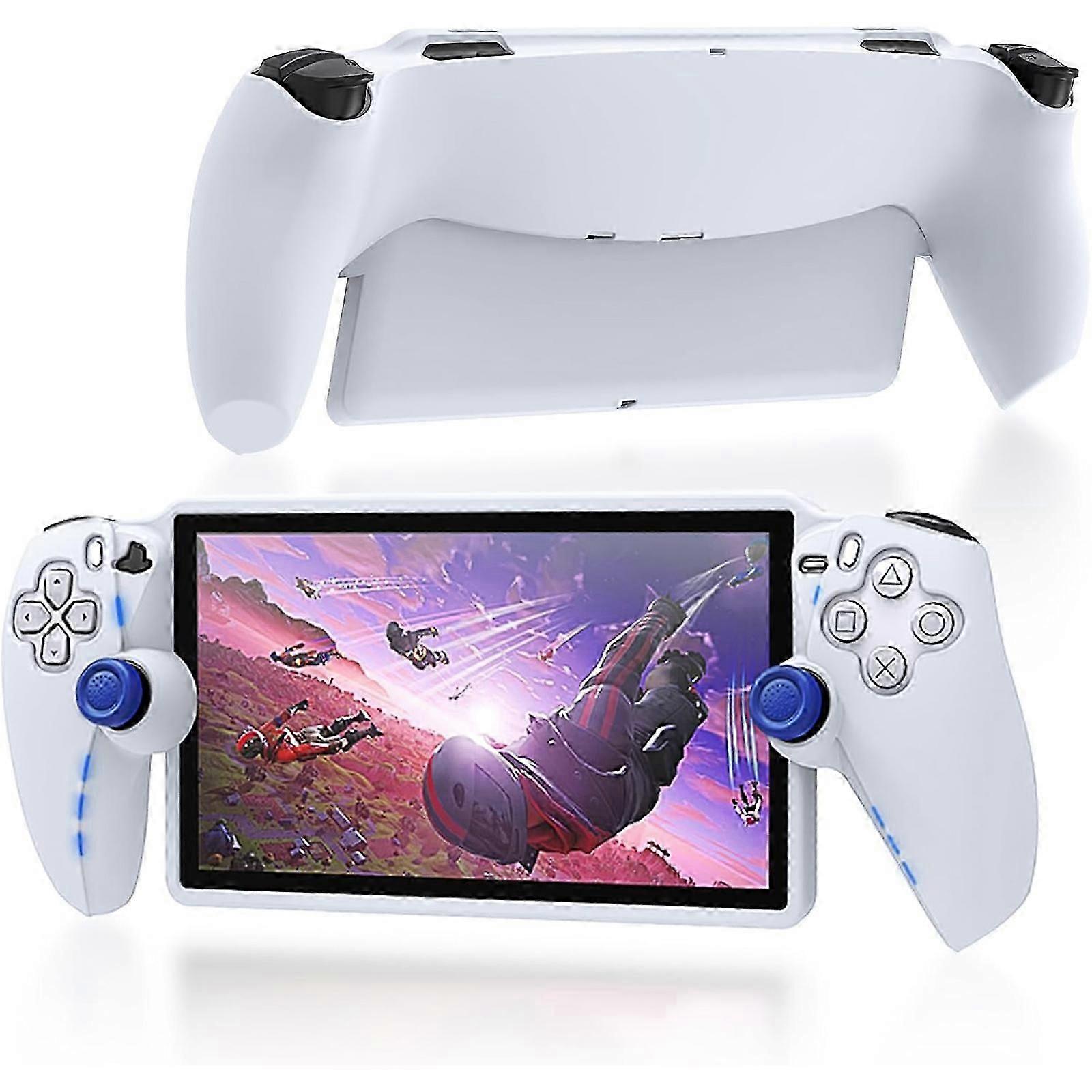Protective Case for PS Portal, Soft Silicone Protective Skin Cover with Thumb Joystick Caps, All-around Protection Accessories Kit