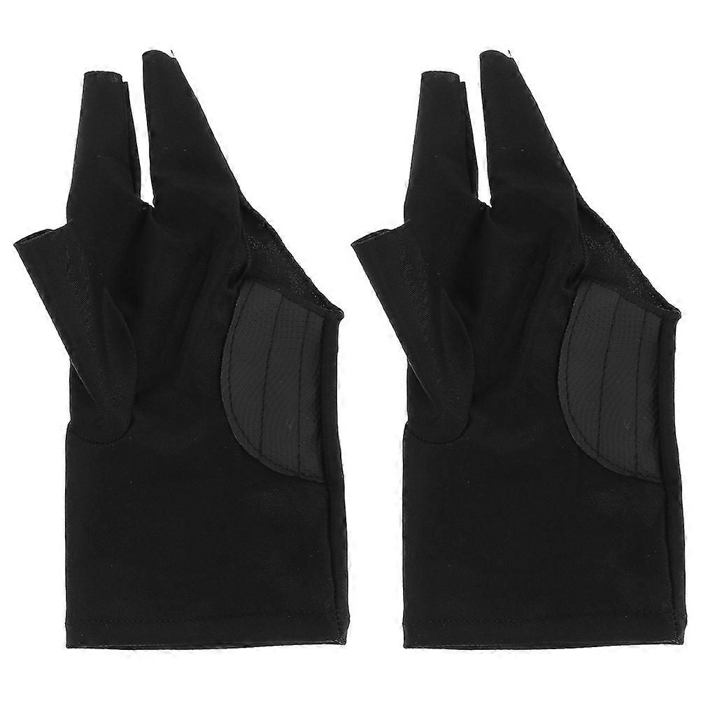 Breathable Elastic Snooker Gloves for Pool Cue Sports – Unisex Billiards Hand Accessories, Comfortable Durable Design for Training and Play