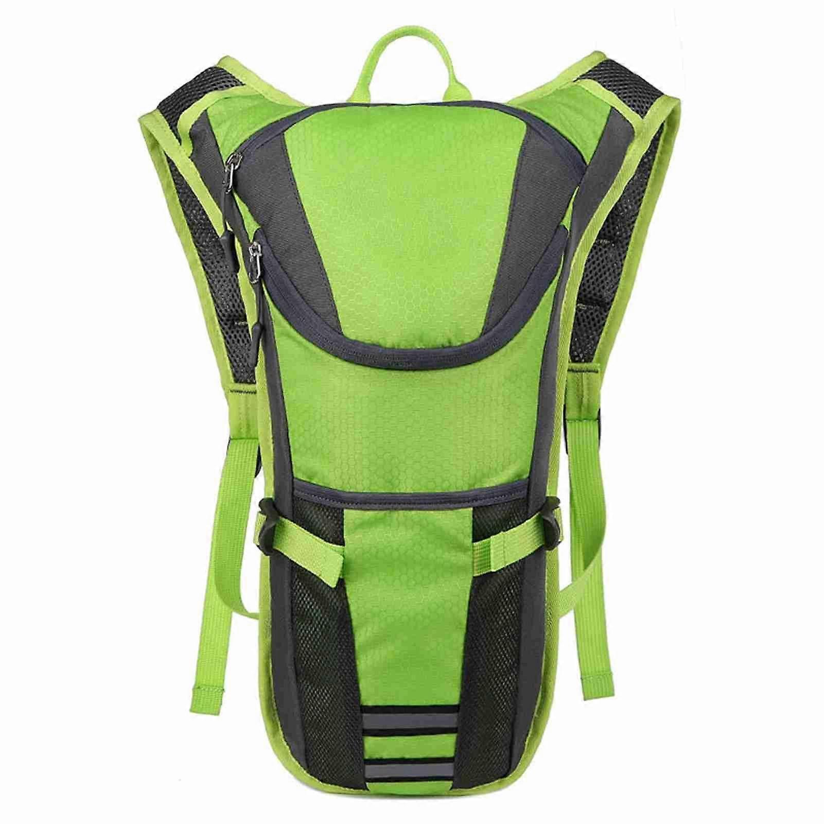 Hydration Backpack Nylon Hiking Backpack Outdoor Water Bladder Backpack for Cycle Biking RunningYMQX)