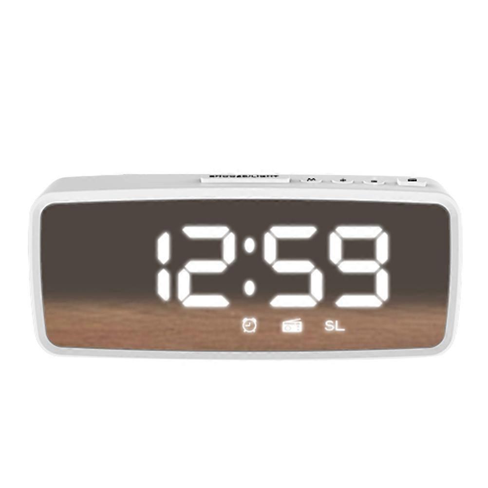 WhiteLedClock ForHome Decor 1Set