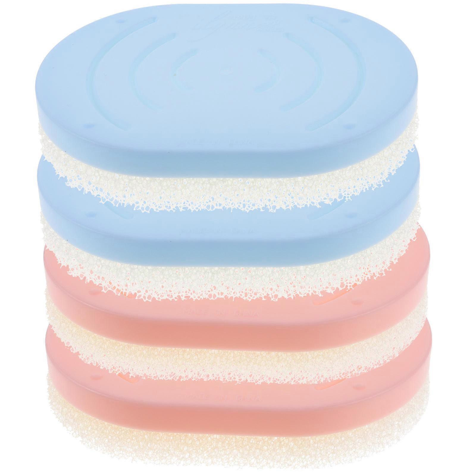 スポンジホルダーソープレストセーバーパッドオーガナイザーバスルームキッチン収納4個