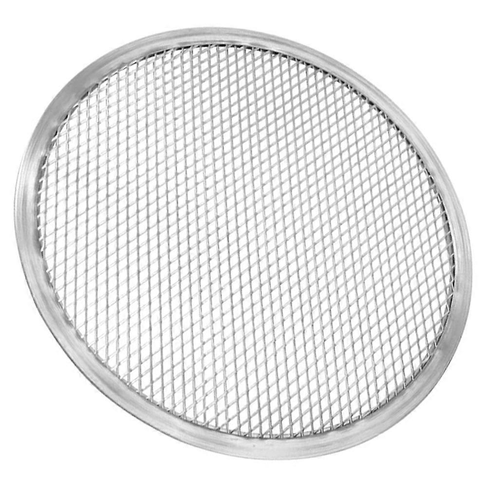 Heavy Duty Scratch Resistant Aluminum Pizza Pan for Oven Use – Reusable Baking Tray for Pizza, Cake, Cookies, and Biscuits with Even Heat Distribution