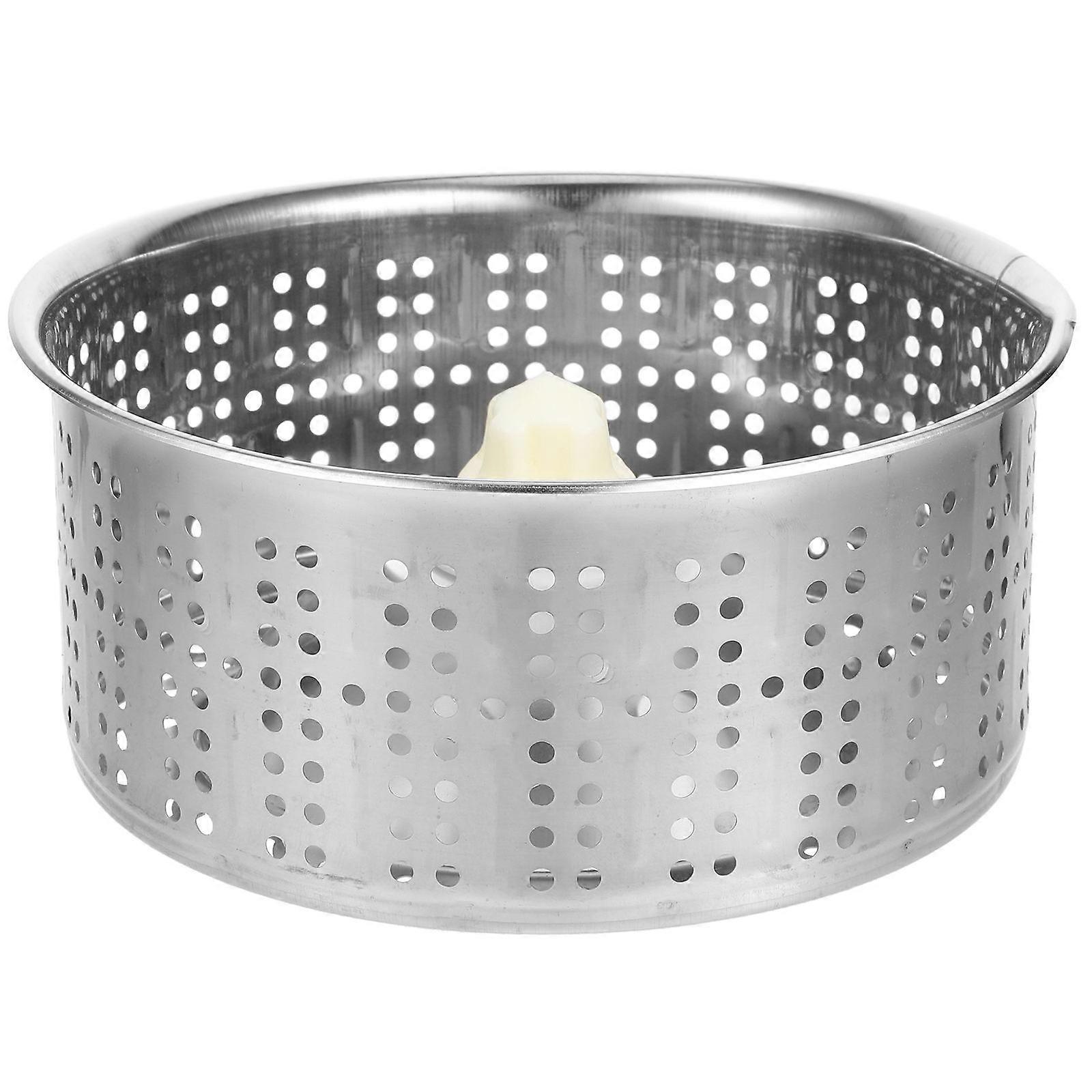 Stainless Steel Mop Bucket with Drainage Basket, Versatile Cleaning Supply for Home Use, Extended Volume, Easy Wringing, Compatible with All Floor