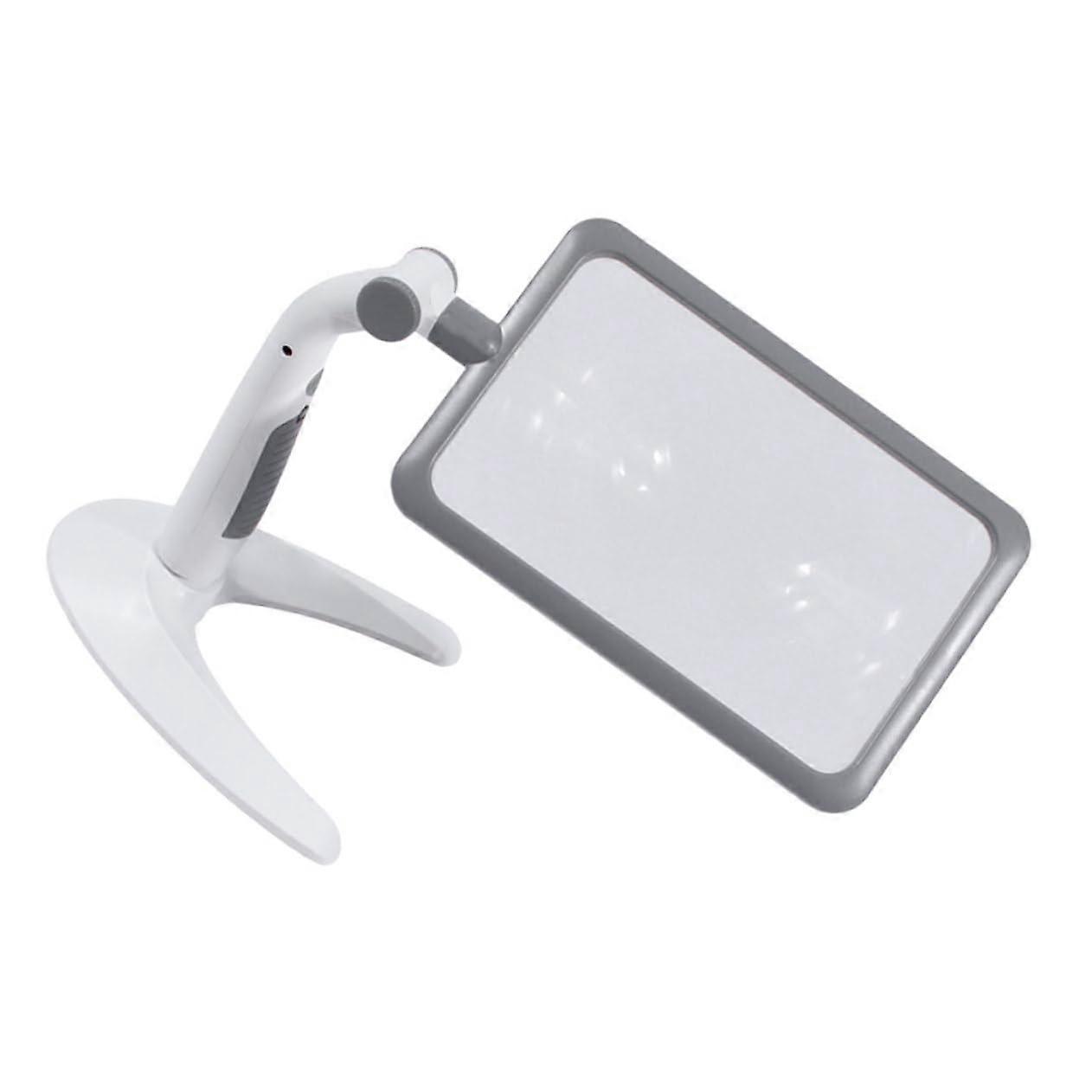Lupe with LED light book light for reading at night Cosmetic mirror with lighting Large magnification
