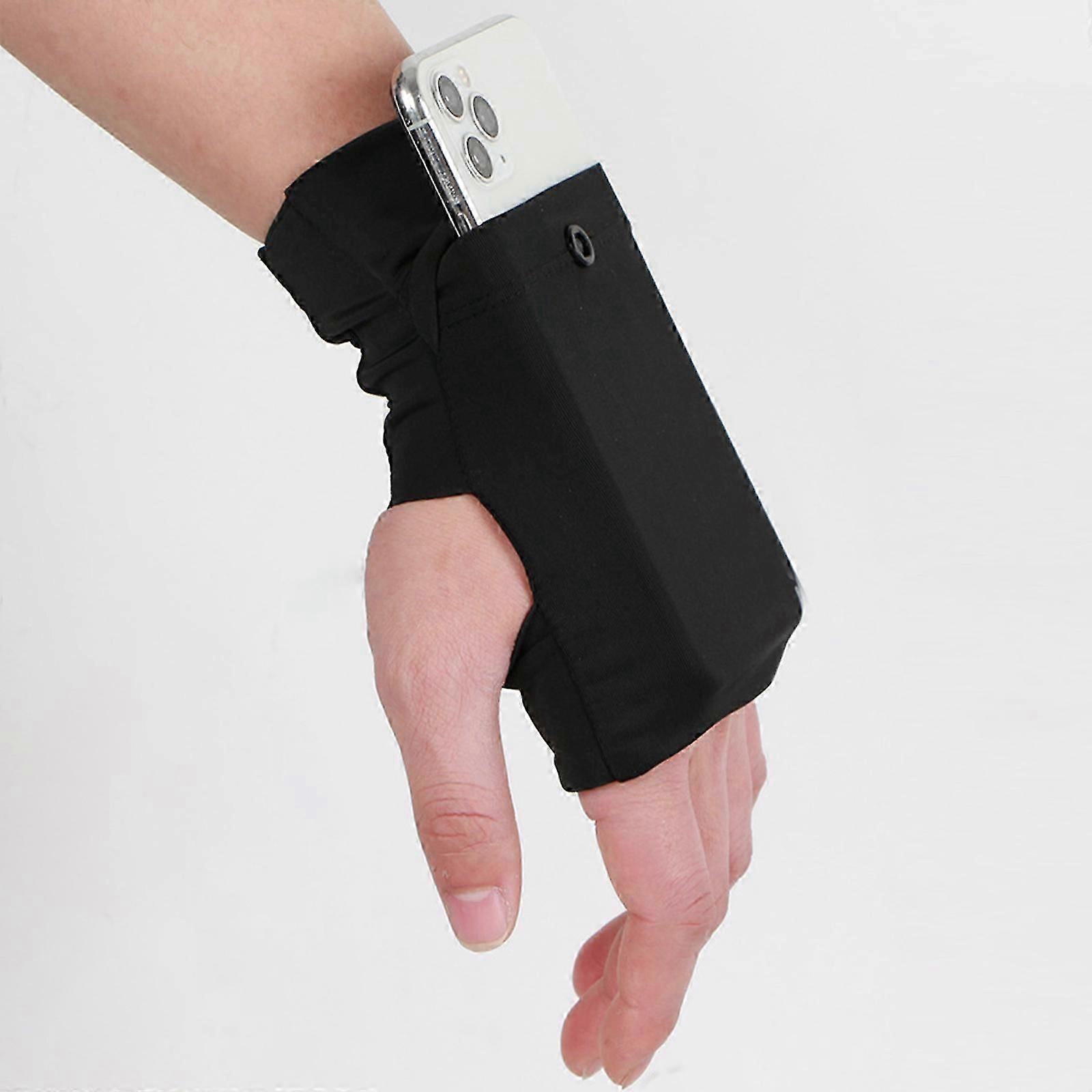 شريط ذراع الجري للهاتف ، محفظة المعصم ، قفازات ، سوار ، حامل الهاتف الخليوي للذراع ، شارة الهاتف للجري ، المشي ، المشي لمسافات طويلة