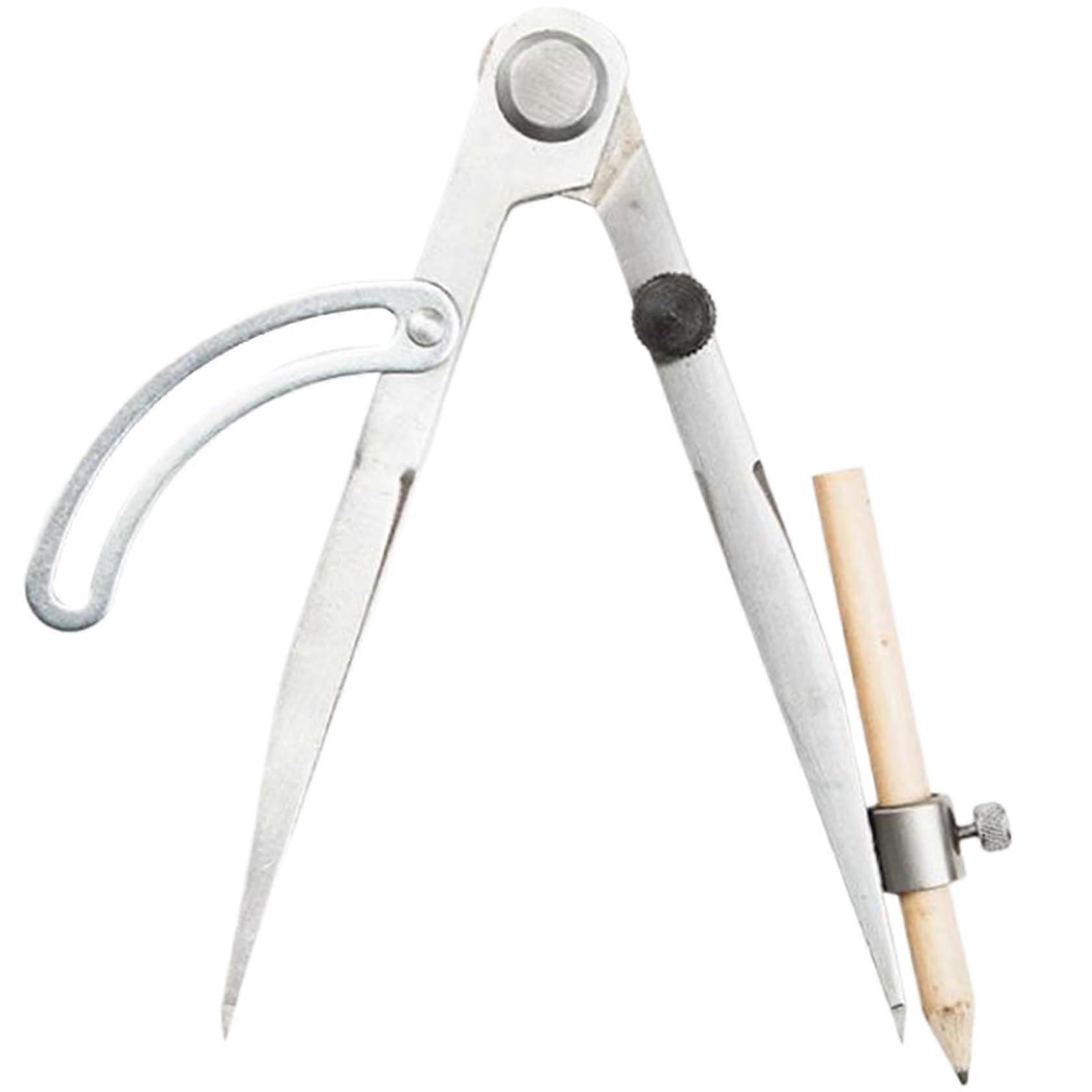 Woodworking Compass 20 Inch Precision Drawing Tool With Wing Divider Pencil Holder For Geometry And Drafting