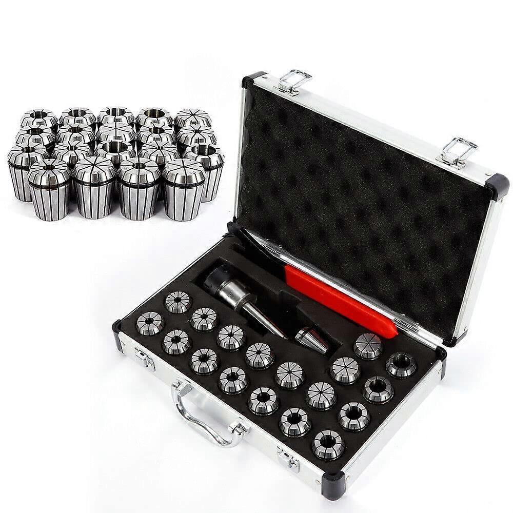 Precision Spring Collet Set 21Piece MT2 MK2 ER32 M10 for CNC Work Engraving and Milling Tool