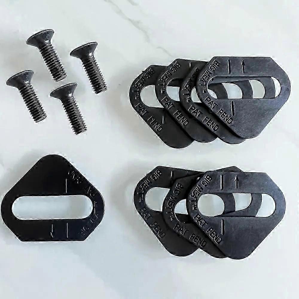 BikeFit鞋钉楔子适用于Shimano Road SPD-SL & MTB SPD ATAC SpeedPlay Crank Bros鞋钉8件/包自行车配件