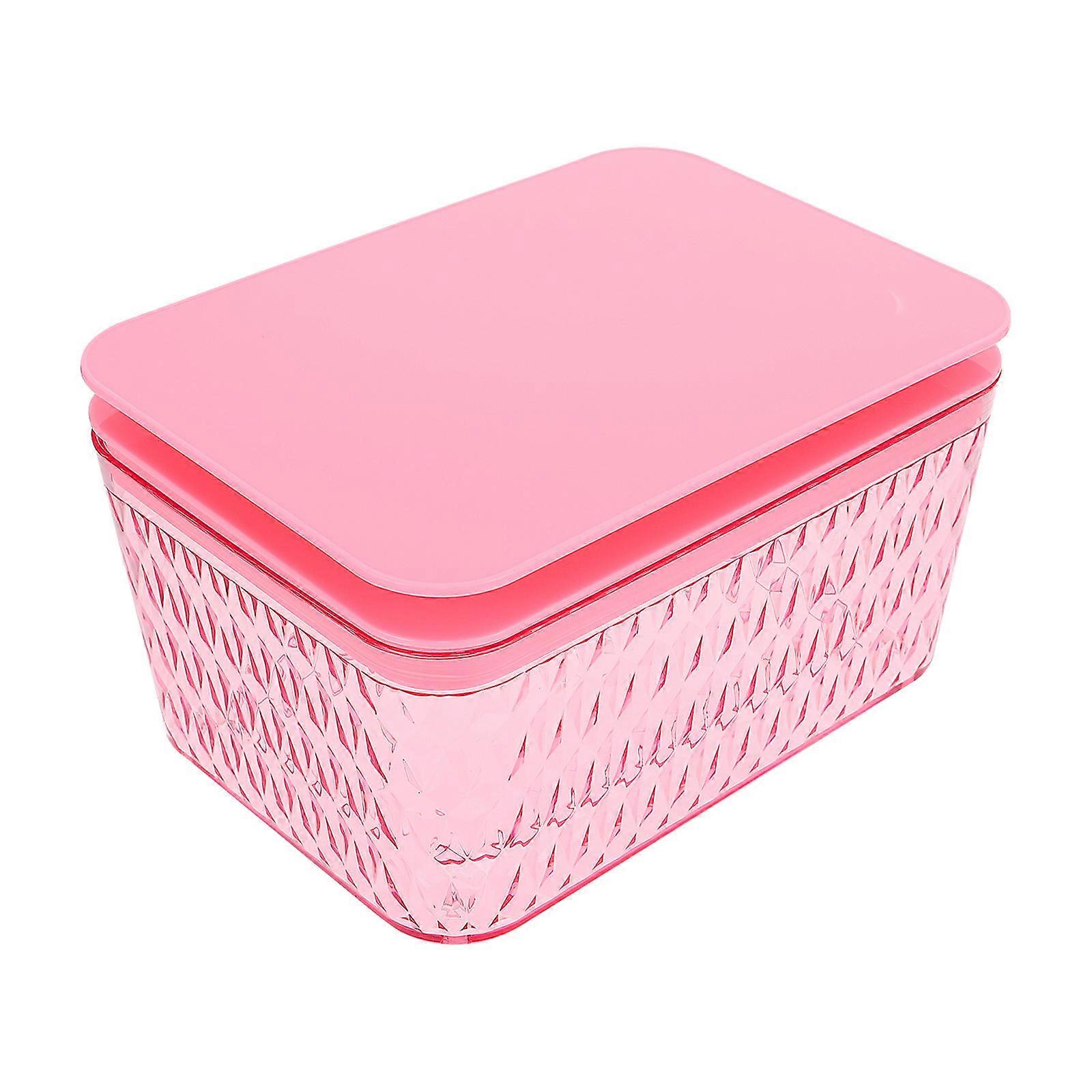 Pink Wet Tissue Box with Ergonomic Design and Rotating Buckle for Home Use 1pc Material