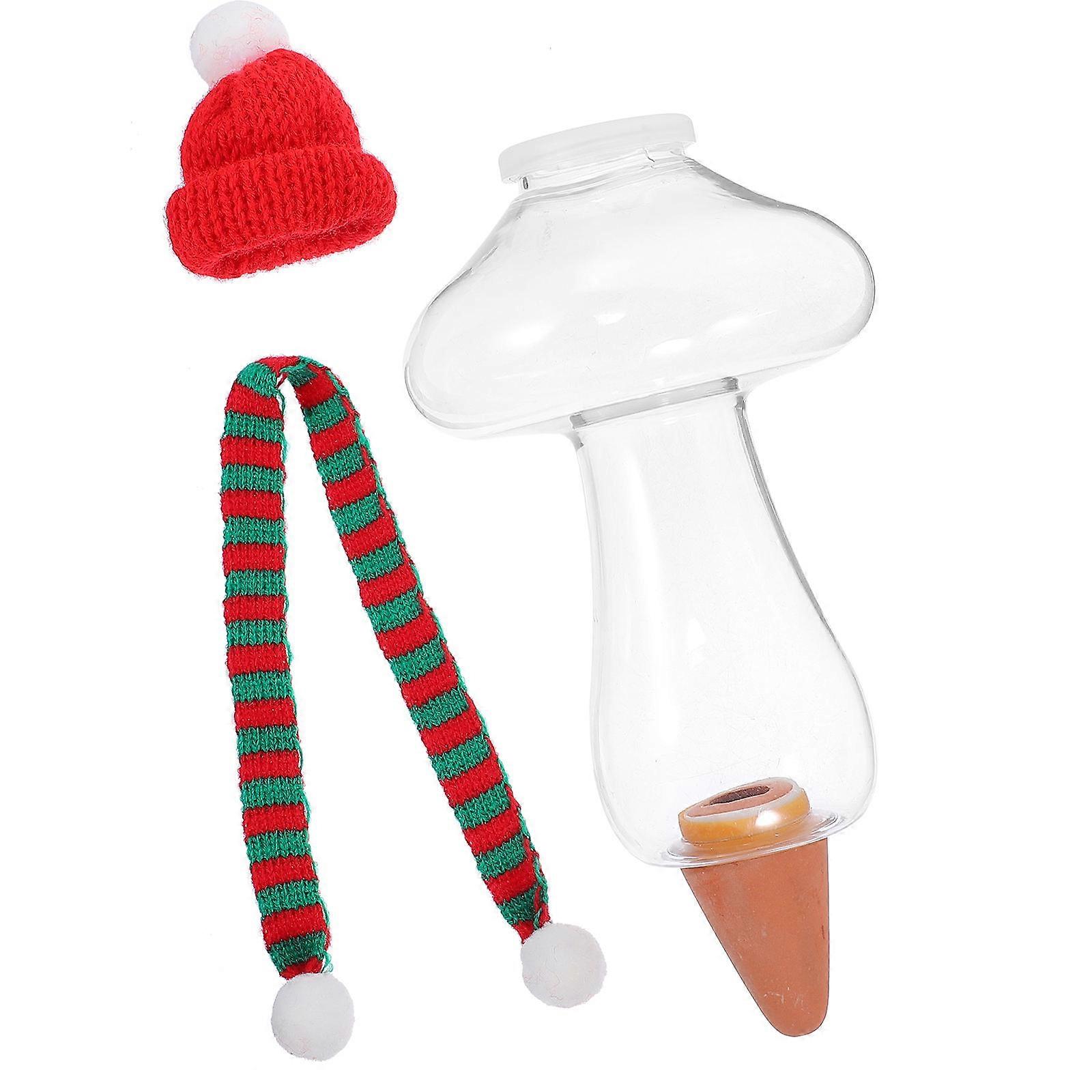 Automatic Watering Device For Potted Plants With Scarf And Hat Control Water Volume Multi Colored 18X9.8X9.8CM 1Set