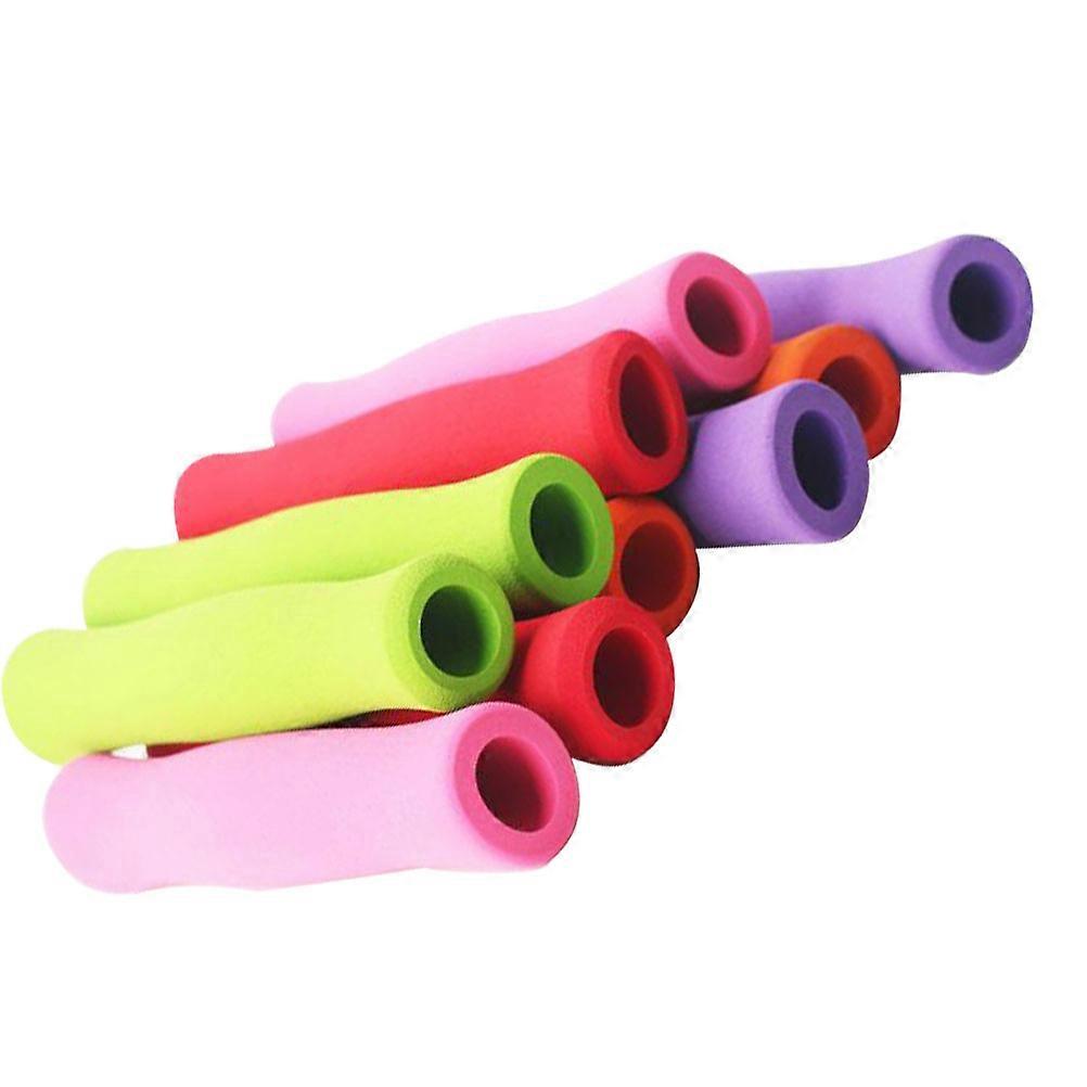 Green Sponge Handle Grips for Bike Accessories Made of Durable Comfortable Material