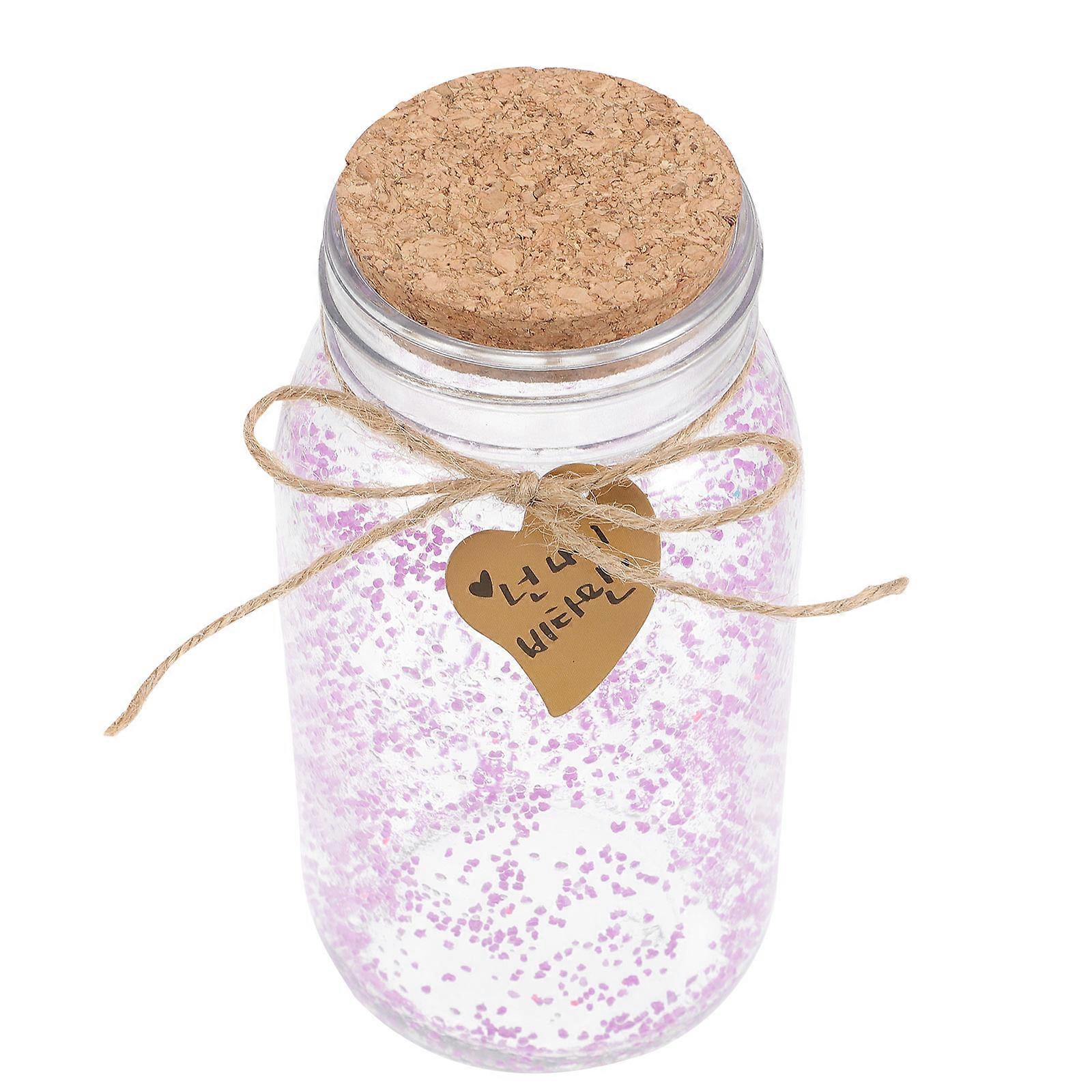 Drift Glass Vial With Lid Night Candy Container Diy Design 1Pack