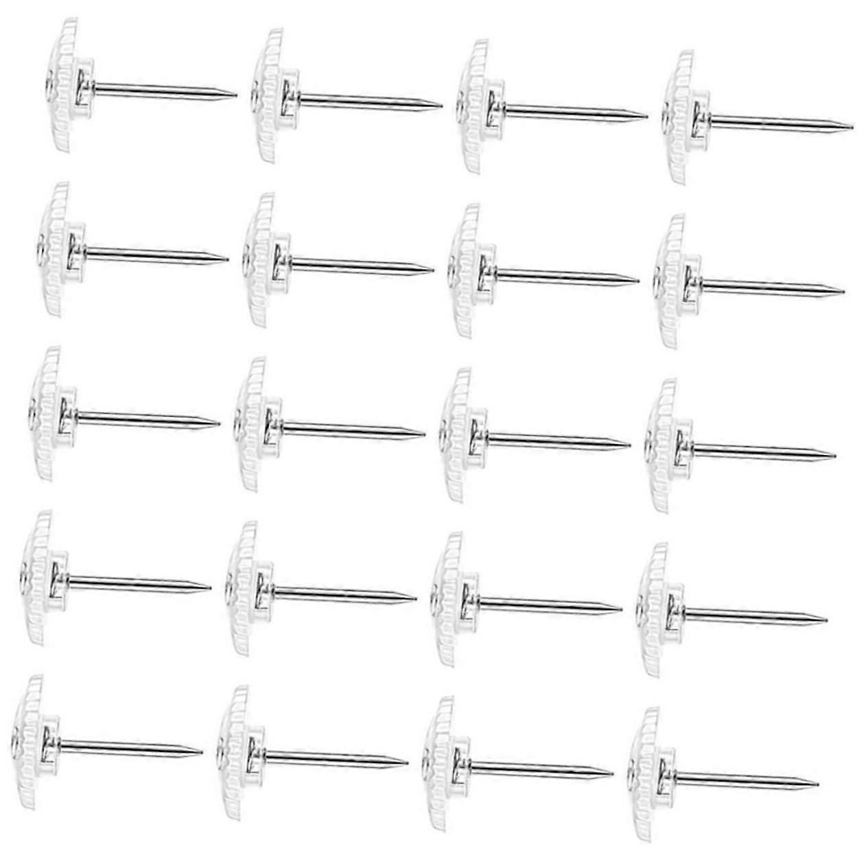 100 Cute Thumbtacks D Plank Guided Cards Push Pins Kit Clear Thumbtacks Giant Push Drawing Pins