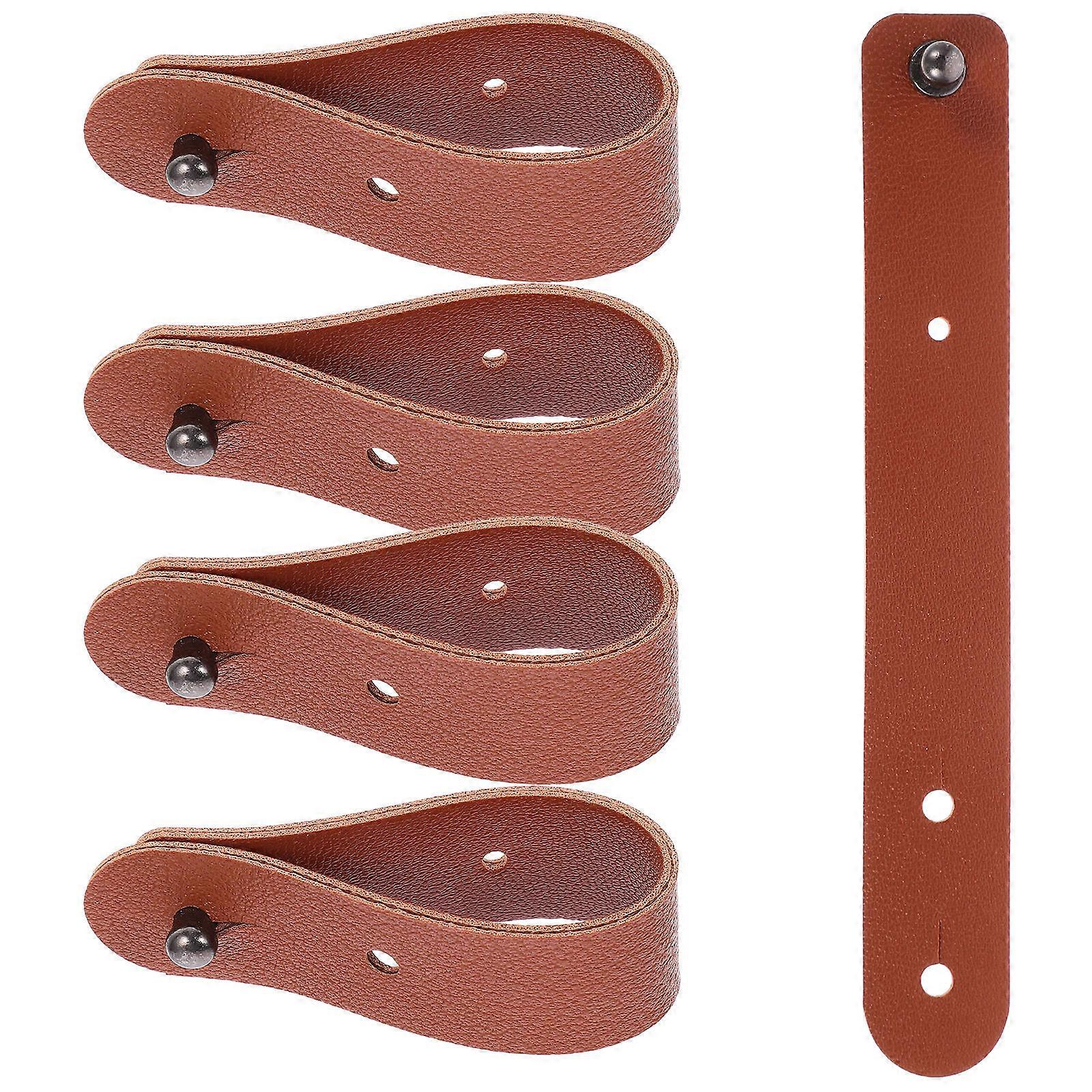 Cable Organizer with Durable Buckle for Cable Management White 5pcs