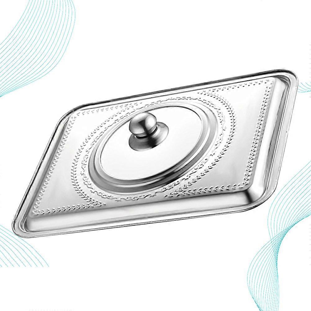 Stainless Steel Pot Lid for Cooking Grease Splash Protector with Visible Cover, Efficient Kitchen Tool to Prevent Oil Splatter and Retain Steam