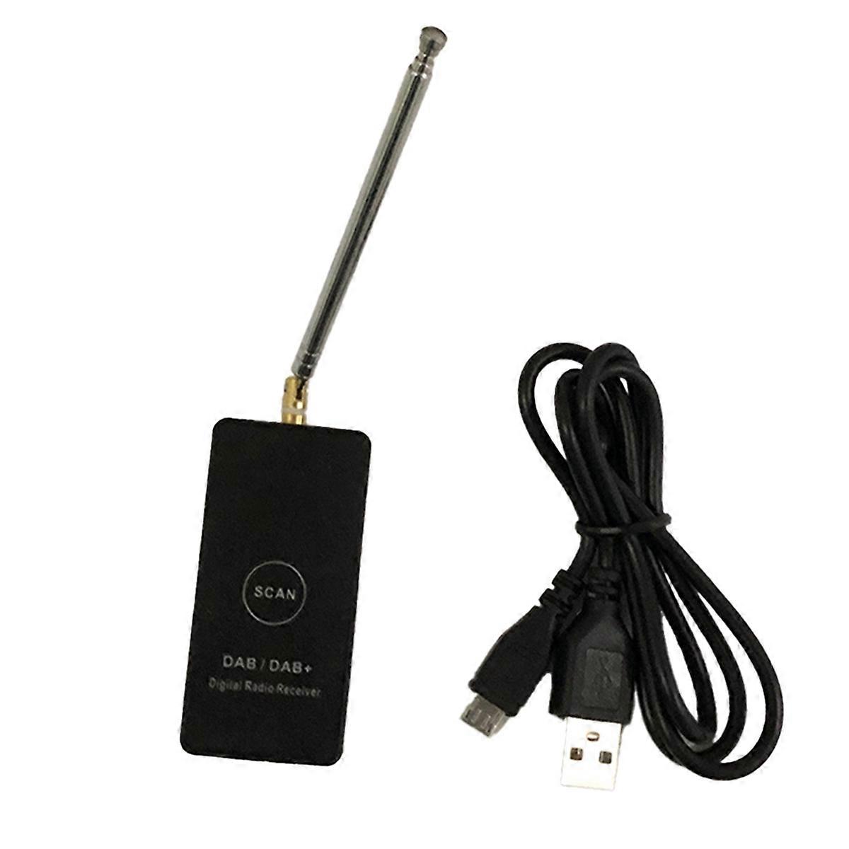 Car + Digital Radio Box + Receiver Antenna USB Interface