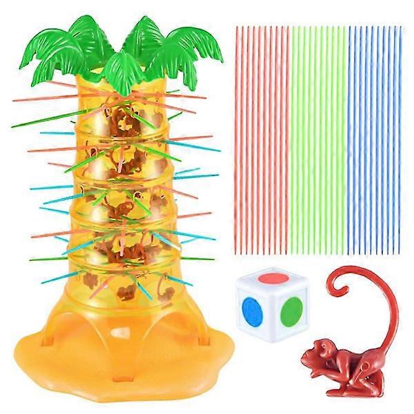 Monkey Climbing Tree Table Toys for Family Party Multiplayer Tabletop Parent-Child Interaction Game