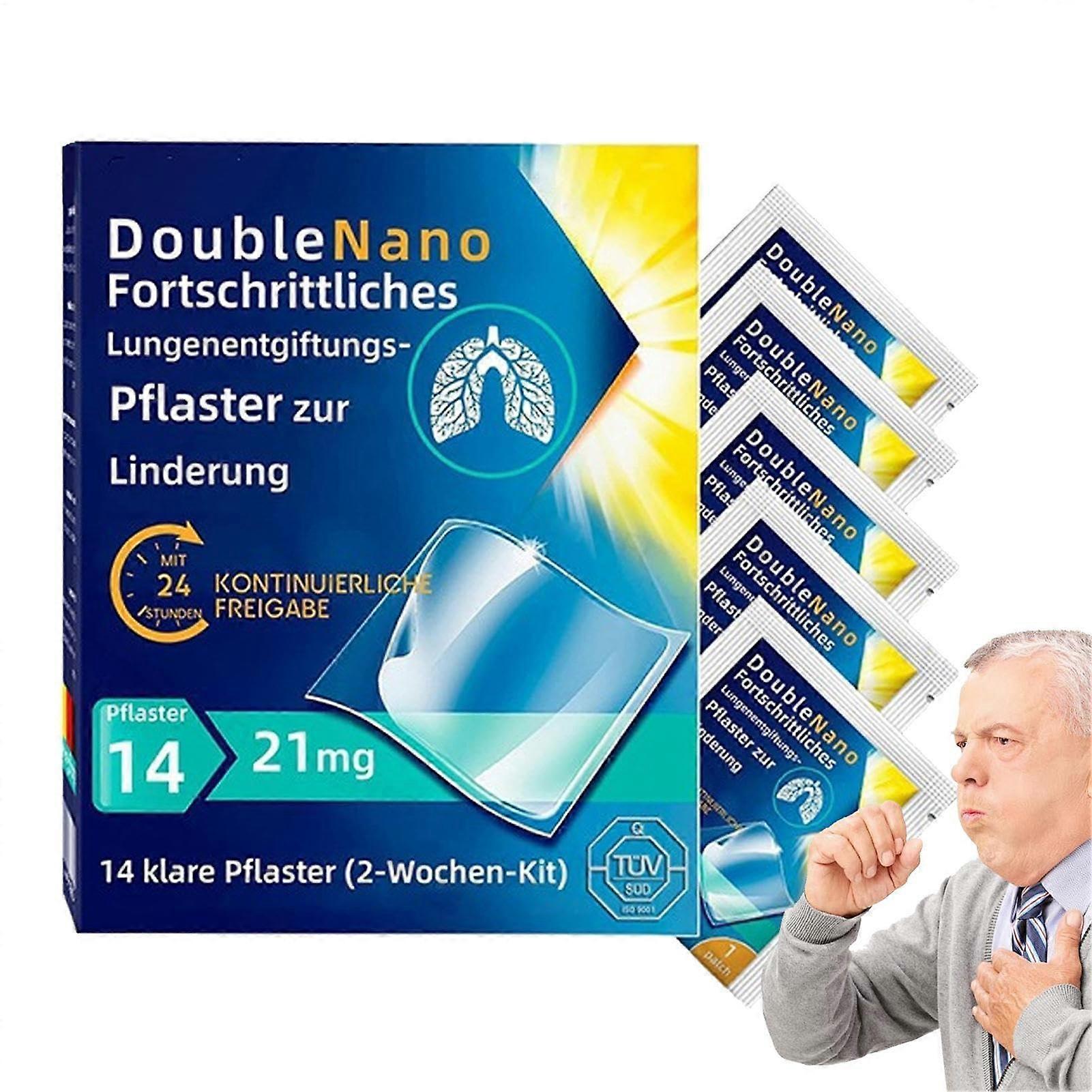 DoubleNano Advanced Lung Detoxification Plaster (1 Set 14 Pieces)
