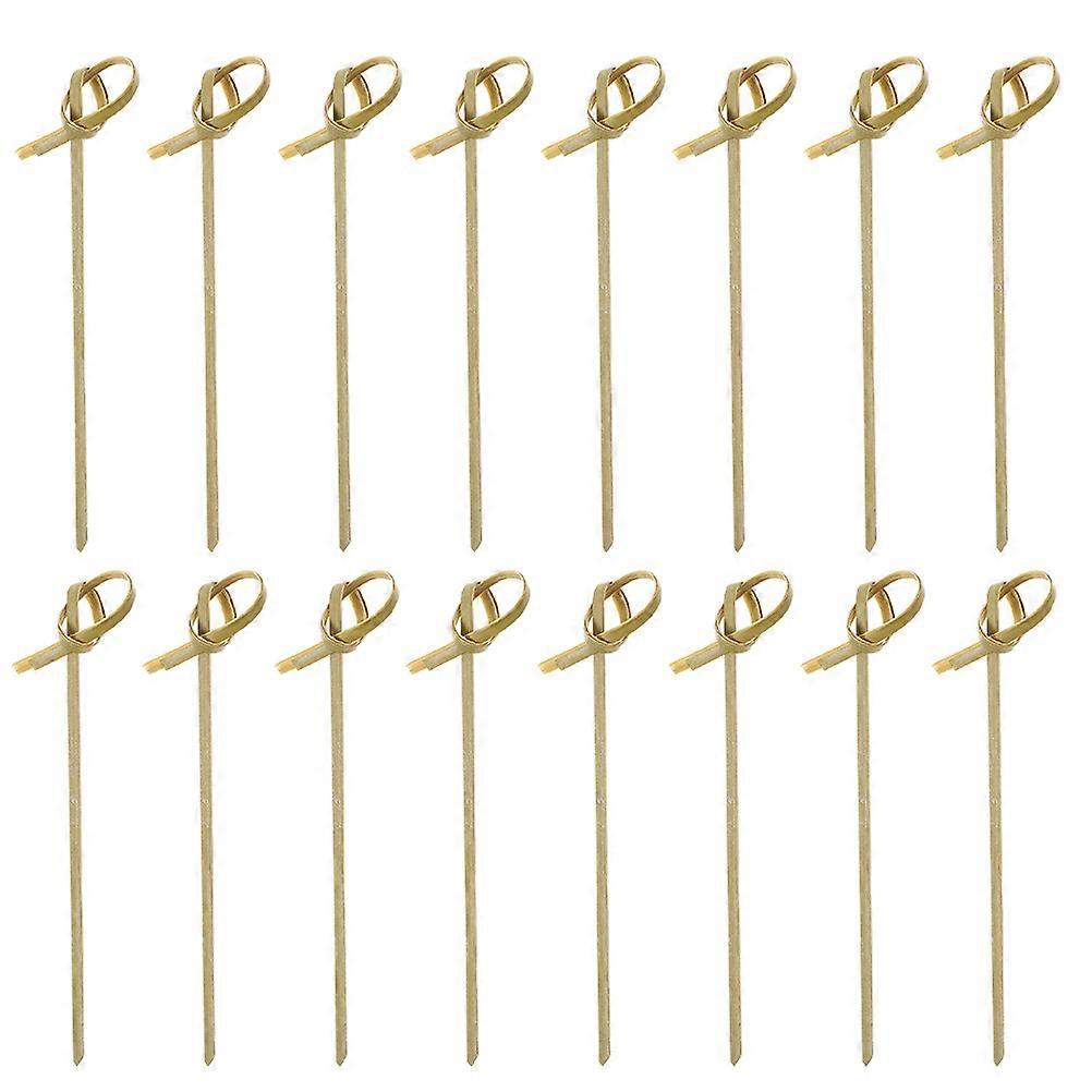200Pcs Decorative Bamboo Toothpicks for Appetizers and Cocktails Perfect for Parties Khaki