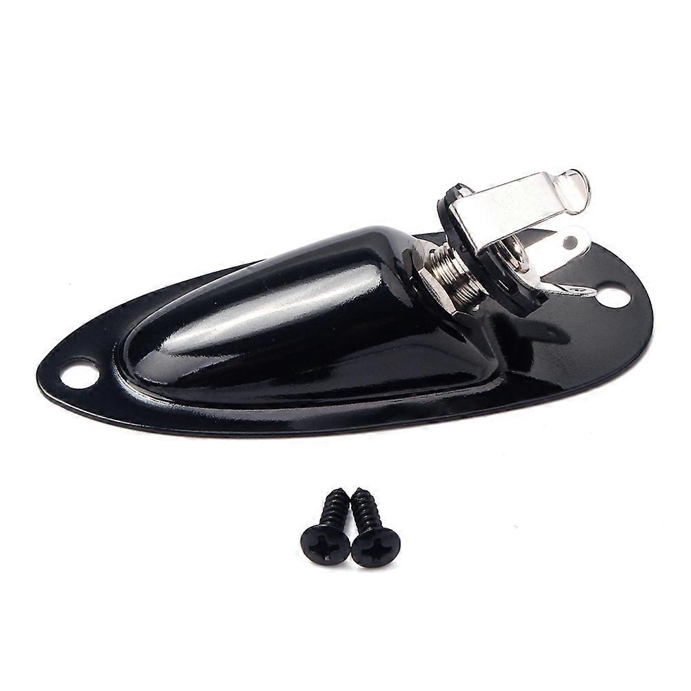 Electric Guitar Input Jack Square Shape Replacement For Musicians Instrument Maintenance 1Set