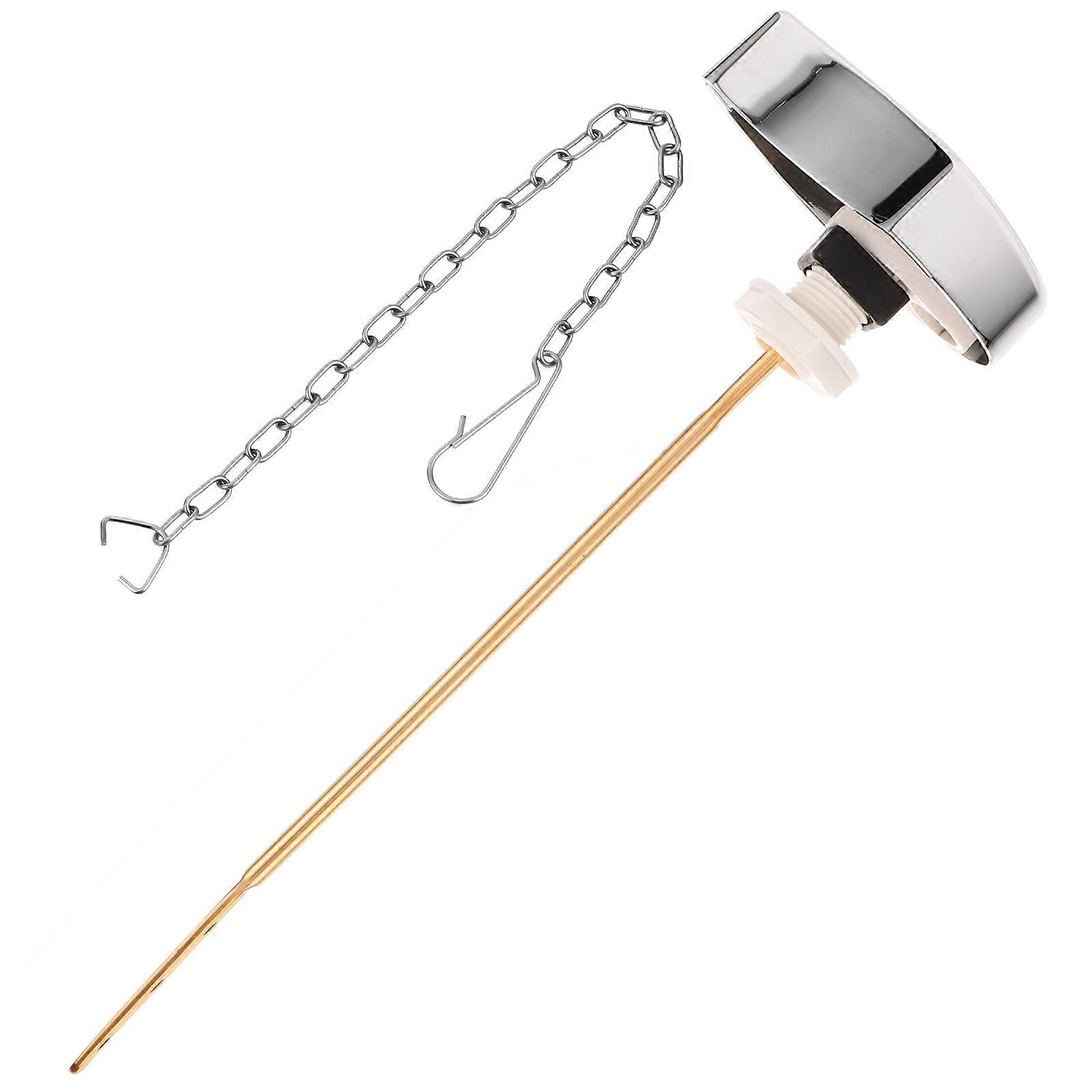 Adjustable Toilet Lever Toilet Flush Handle Universal Zinc .00X8.00X4.00CM Bathroom Use 1Pack