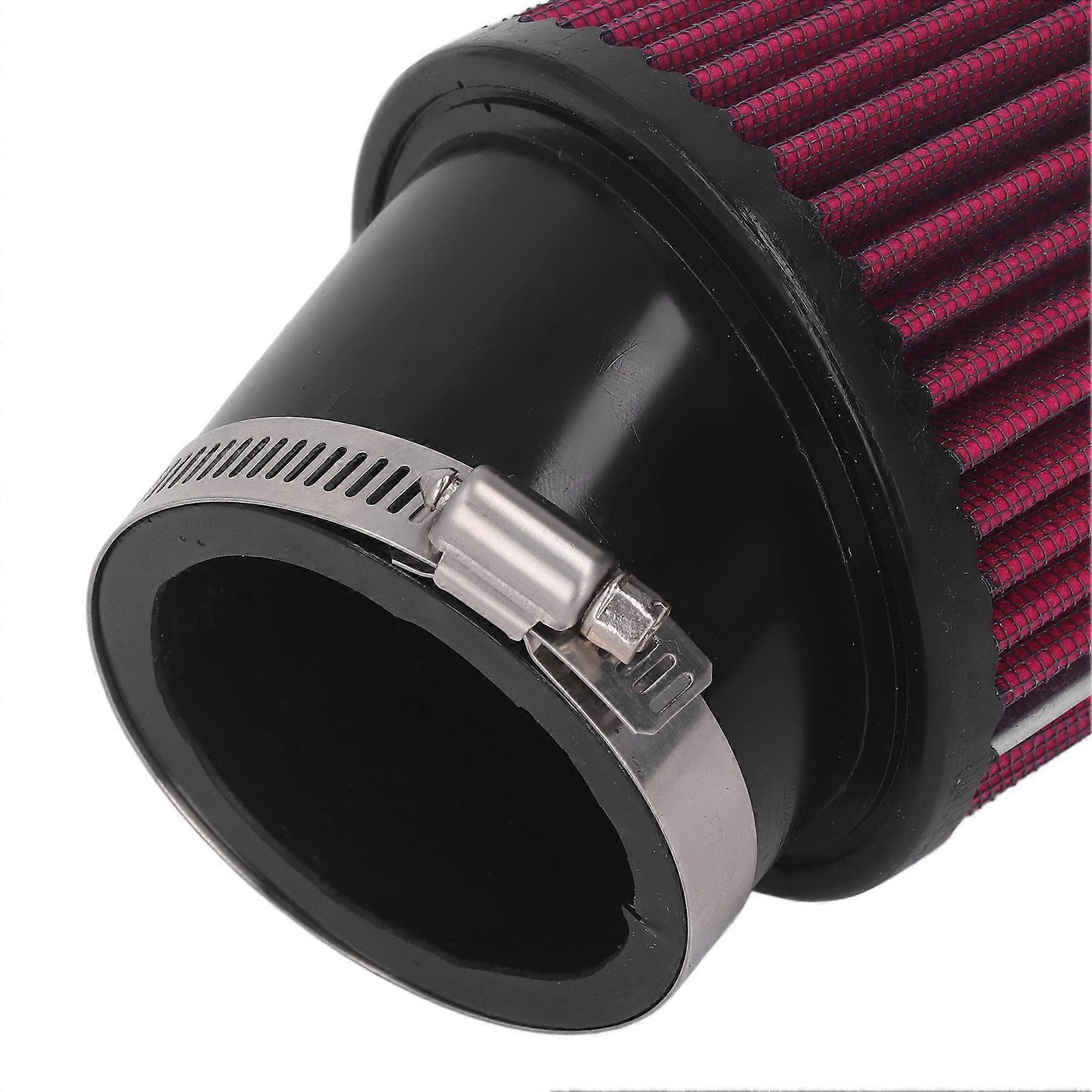 62mm Air Filter Aluminum Alloy Air Cleaner for CT200U BT200X CT100U MB165 Mini Bike Go Kart Red