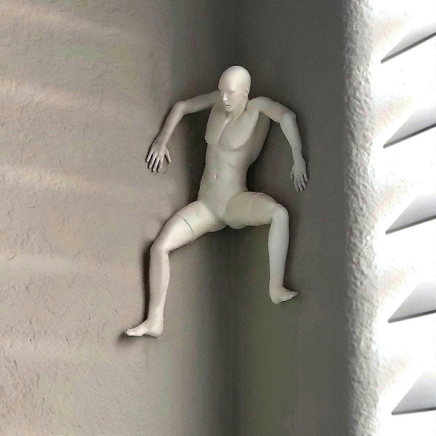 Unique Climber Sculpture Wall Decor