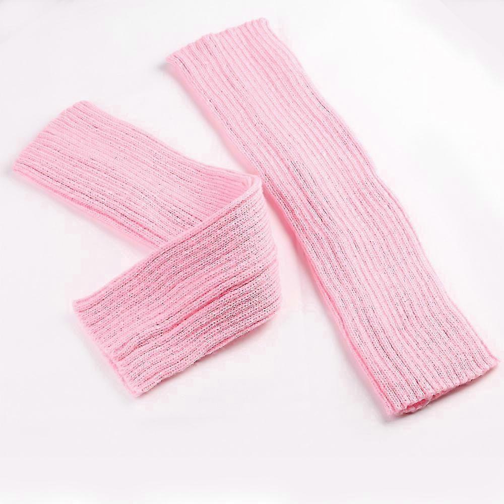 Ladies Leg Warmers Plain Colours Dance 80s Party Fancy Footless Sock One Size