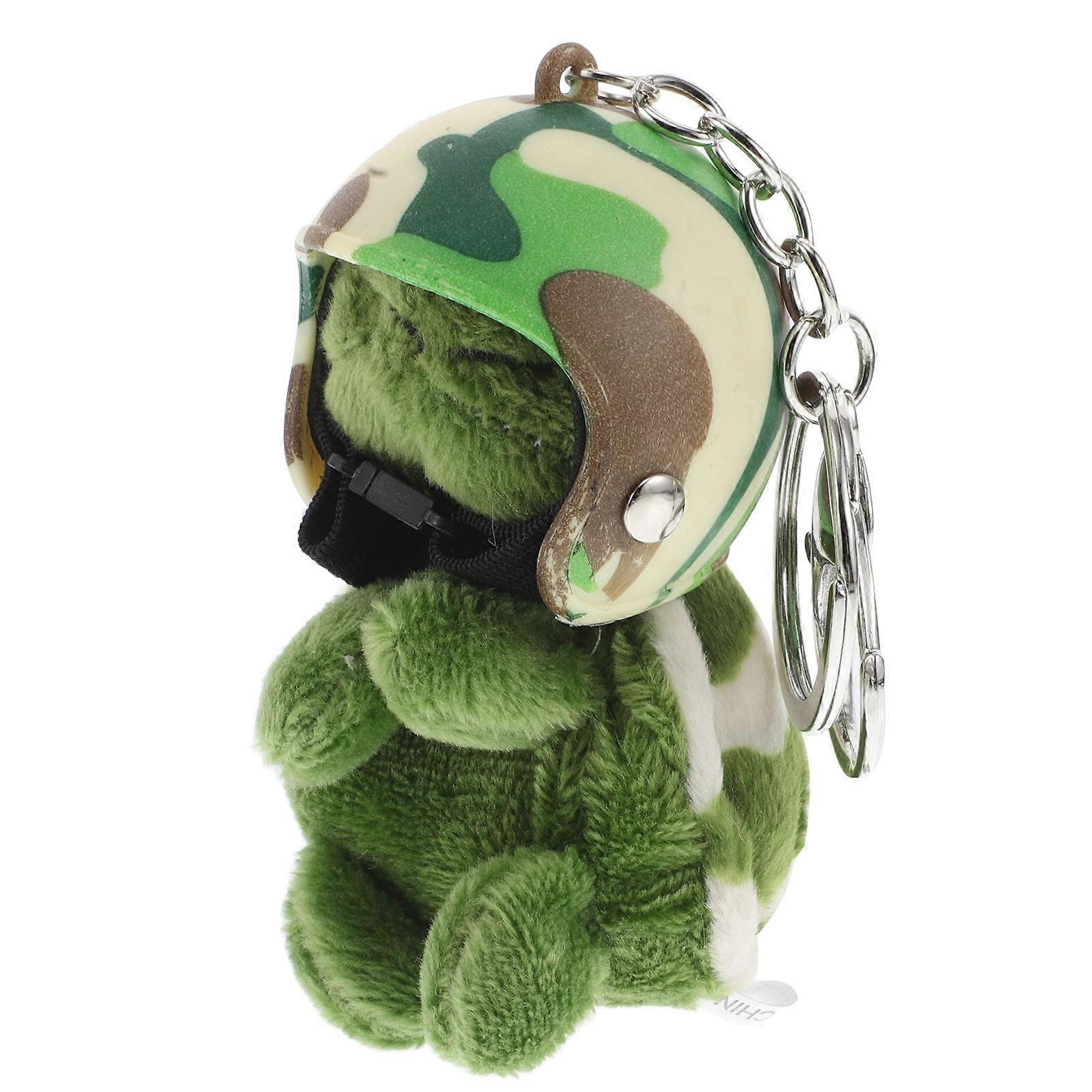 Hanging Ornament For Bag Stuffed Turtle Keychain Charm 9.00X5.50X4.00CM 1Pack