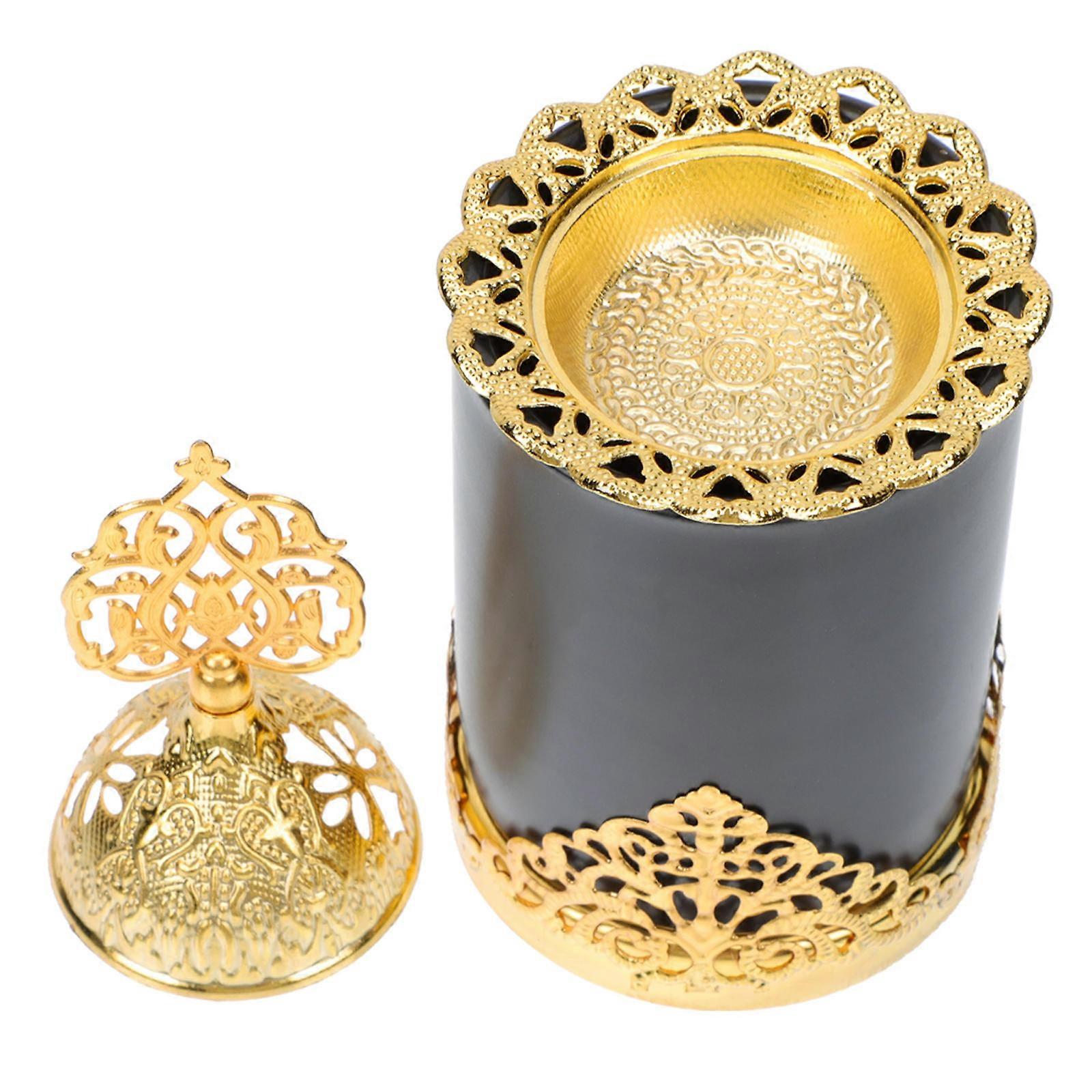 Elegant Middle Eastern Style Decorative Censer Ornament for Home or Office Desktop – Unique Chic Incense Burner Ornament