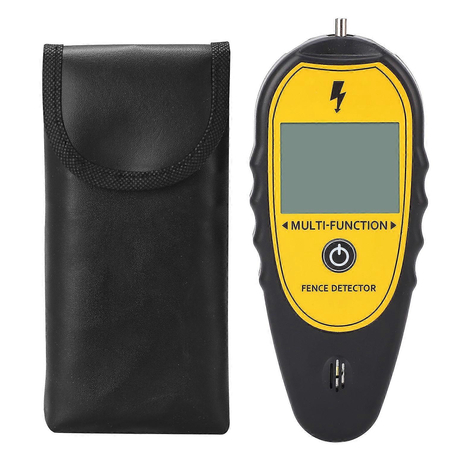 200-15000V Digital Ranch Fence Tester with LCD Backlight, Current Direction and Voltage Measurement, Electronic Fence Fault Finder Tool for Farm Use