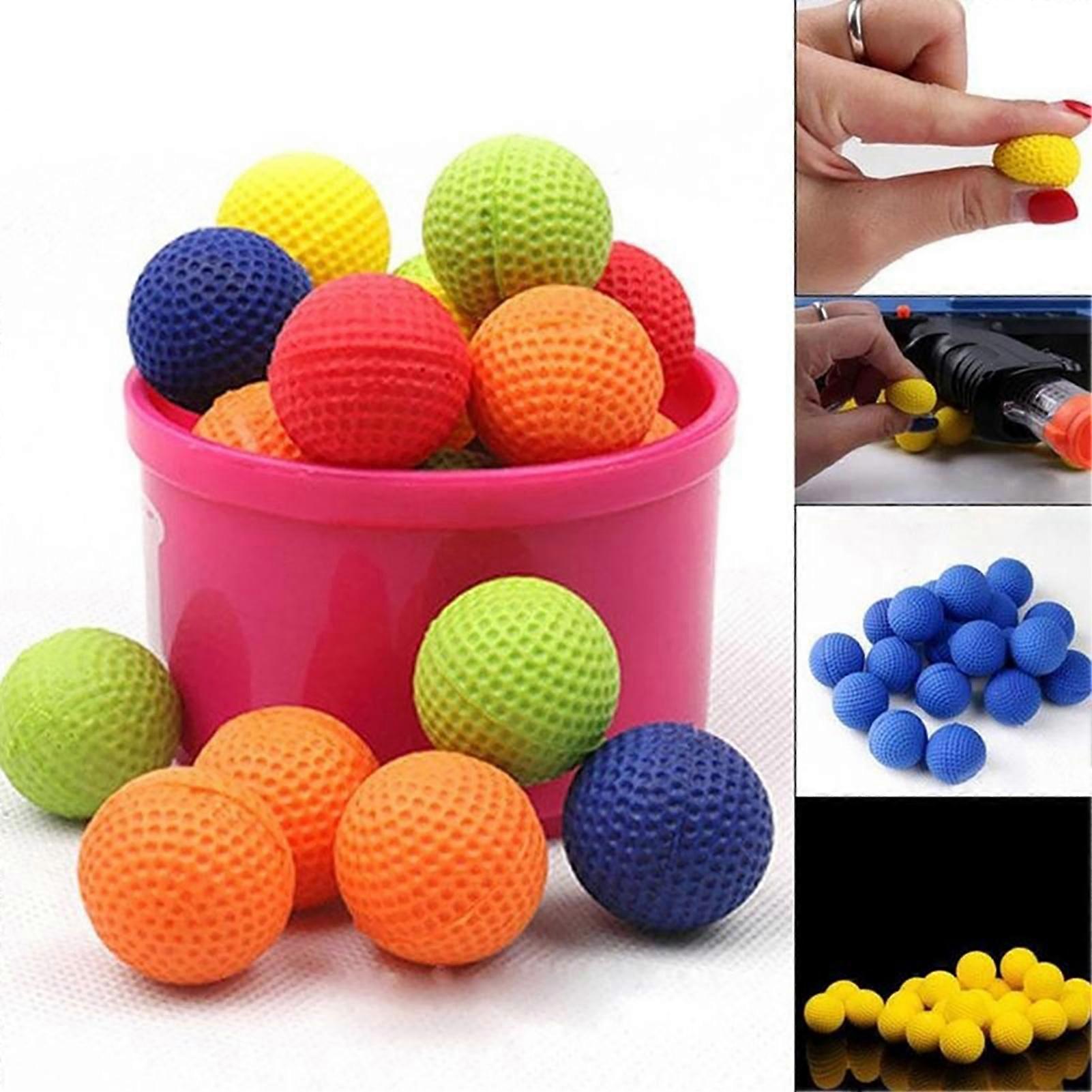 50Pcs Rounds Foam Ammo Refill Replace Balls Pack Children Kids Toy
