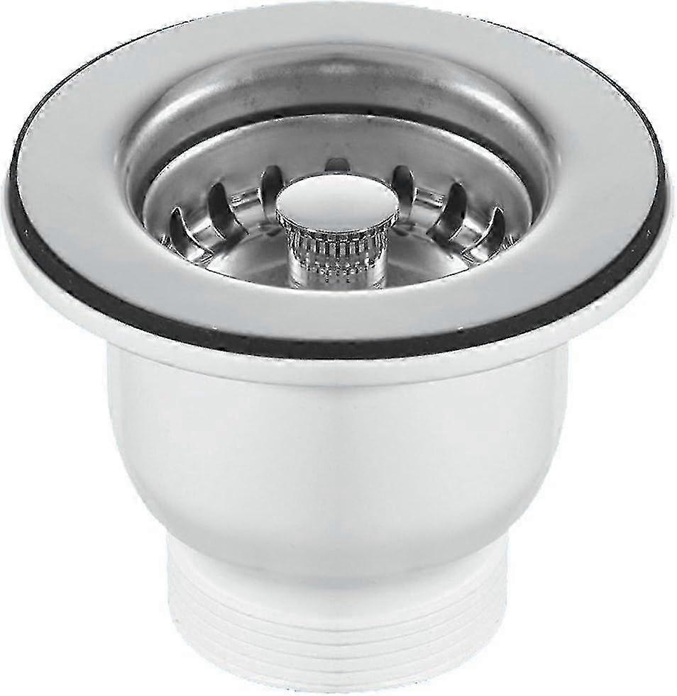 85mm Chrome Belfast Sink Basket Strainer Waste - Fits 60mm Hole - q36/YY
