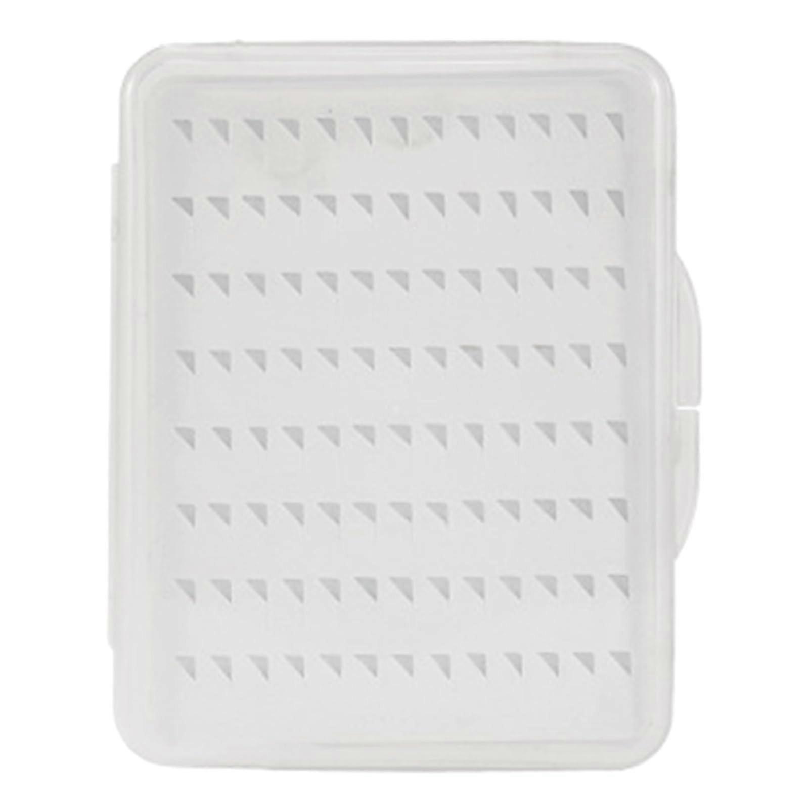 Waterproof Durable Fly Hook Box Fly Fishing Hook Box with Foam Waterproof Longlasting Fishing Gear Transparent S for M L Size