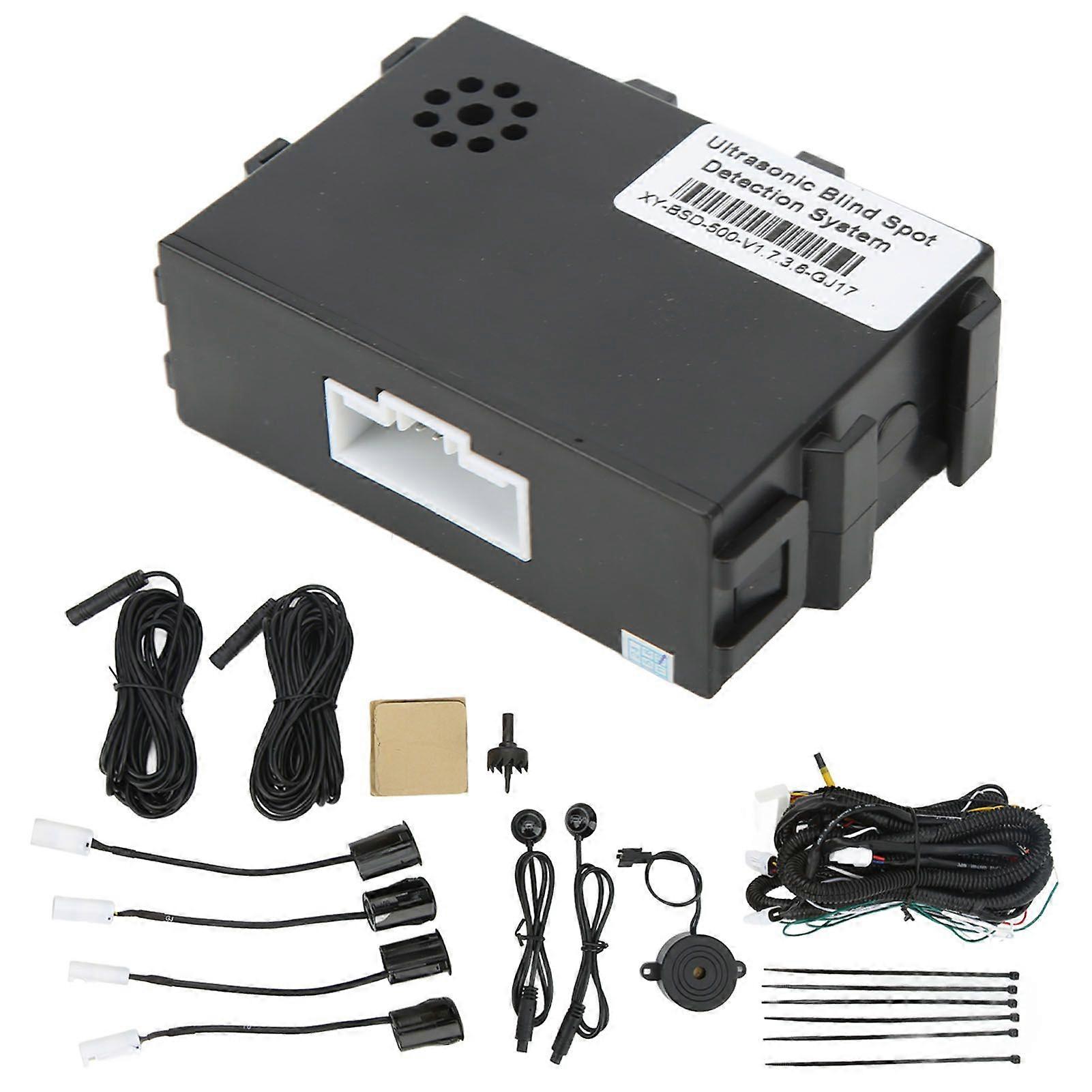 Vehicle blind spot detection system with sensitive parking radar