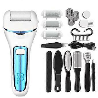 Electric foot grinder digital display rechargeable pedicure device washing automatic exfoliation HG