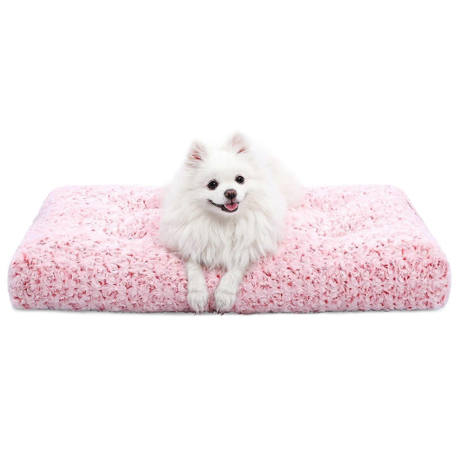 Dog Bed for Large Dogs - Washable Fluffy Cushion with Non-Slip Underside, Breathable Mattress, 30x20.5x3 in (76x52x7 cm)