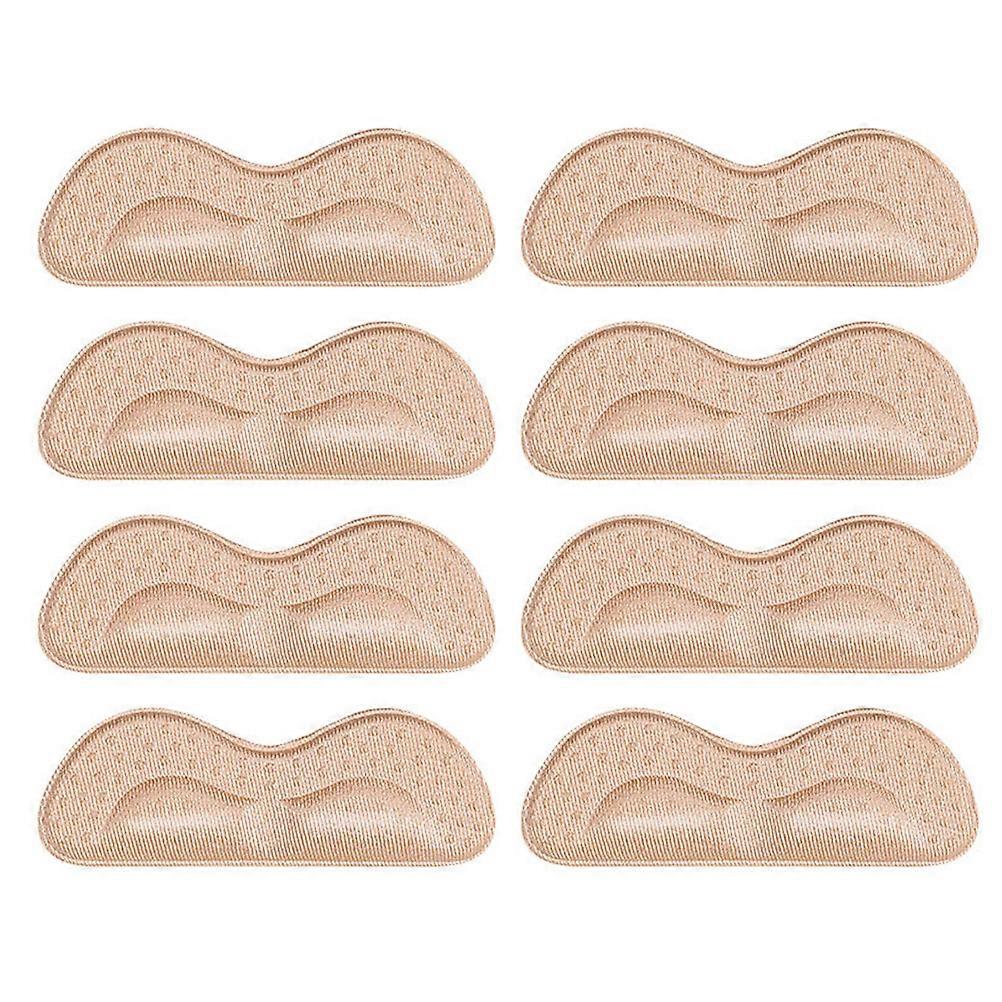 High Heel Pads for Comfortable Walk Pink Sponge Protective Heel Pads with Strong Adhesion 4 Pairs