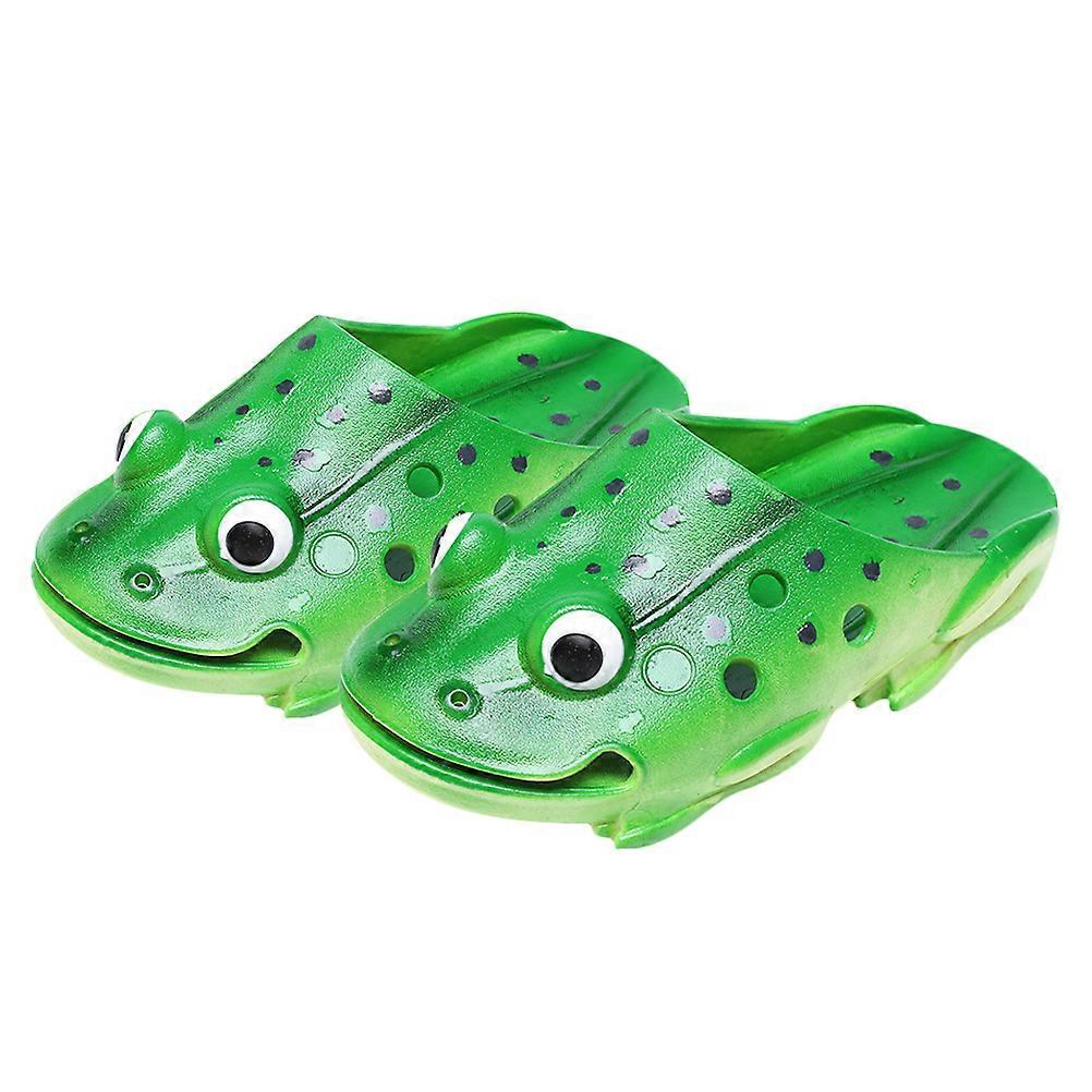 Here's a refined and engaging product description for your **Cyan Cartoon Frog Slippers**:
### πΈ **Cyan Cartoon Frog Slippers β Lightweight, Non