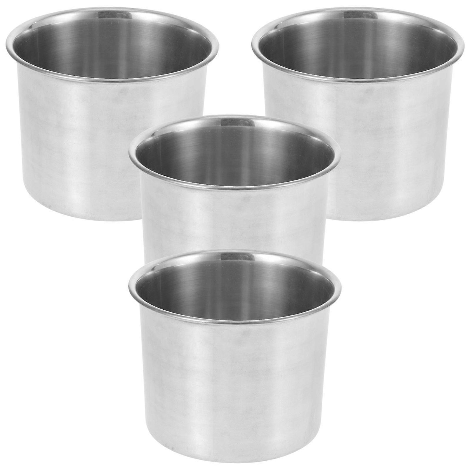 Portable Seasoning Pots For Picnic 10X10Cm Modern Design Round Kitchenware 4Pcs