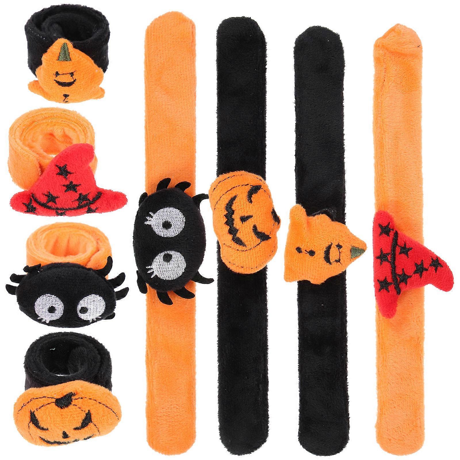 Kids Party Favors 8 Pcs Slap Bracelets For Christmas Themed Events Comfortable And Fun