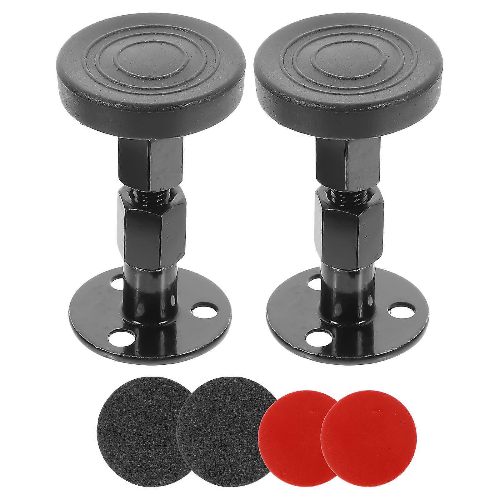 Metal Tapping Tool for Bed Use Black Anti-Shake Bed Frame Stabilizer 1 Pair