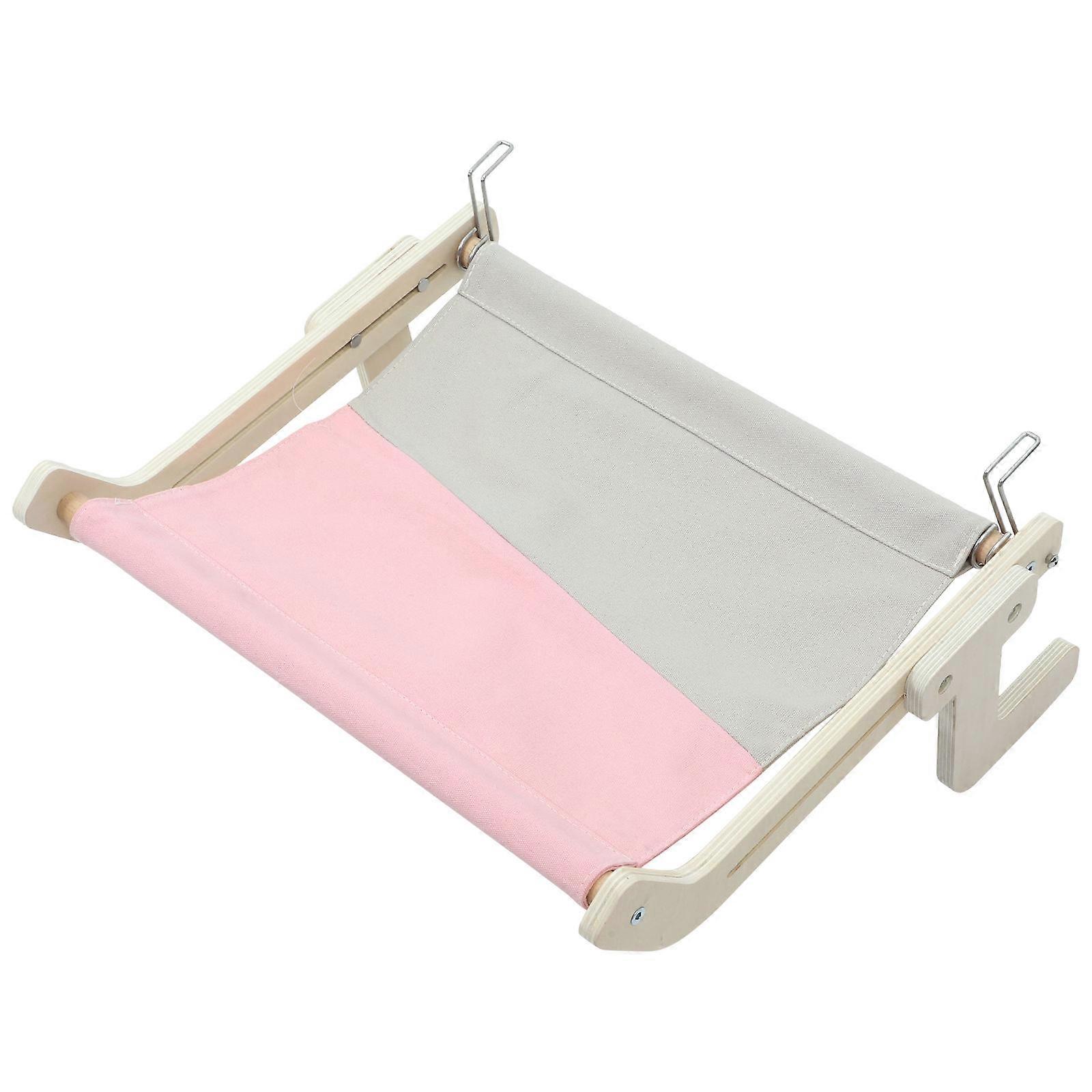 Cat Window Hammock for Indoor Cats Warm and Comfortable Wood Perch 1 Set