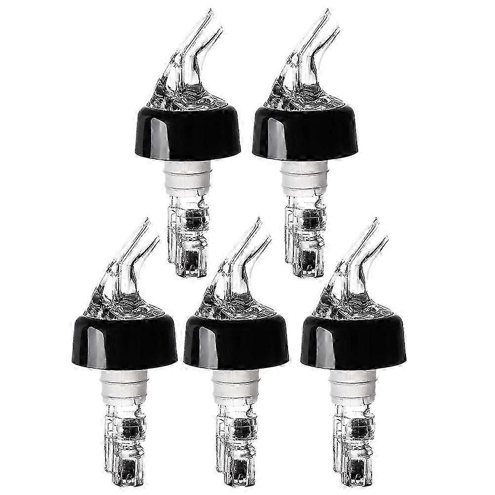 Multi Color 5Pcs Spirit Measure Pourer Automatic Measured Function Perfect For Restaurant Use
