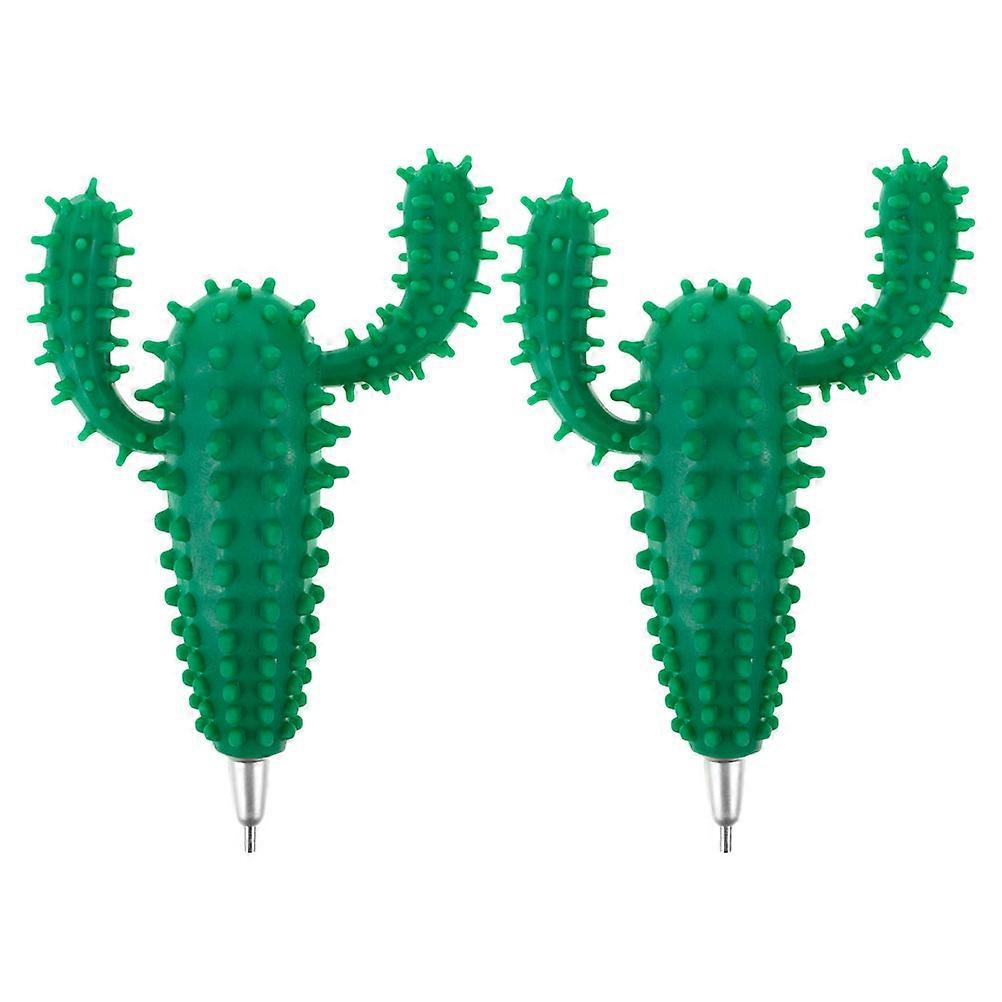 Ergonomic Diamond Art Pen Cactus Drawing Drill Pen Diy Projects Versatile Use Green 2Pcs